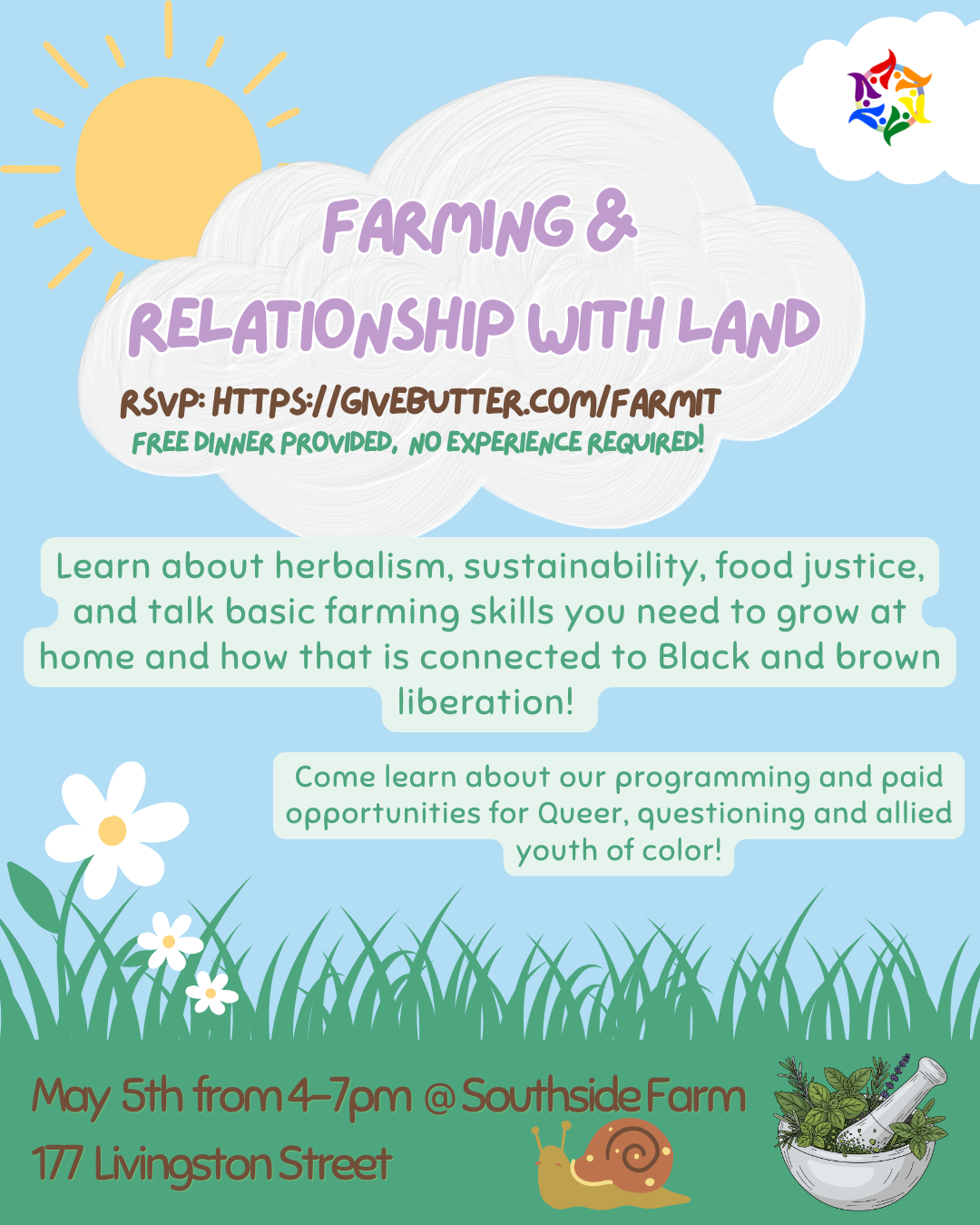 Campaign cover image for Constellations Herbal Day at Southside Community Farm
