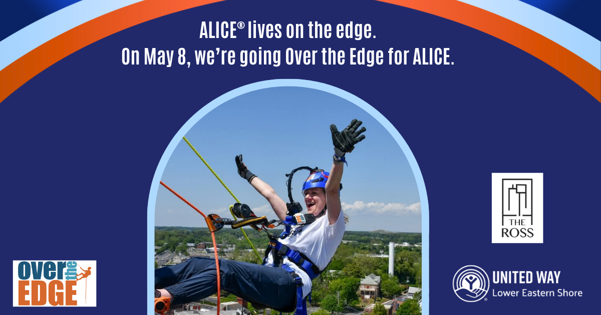 Campaign cover image for Over the Edge for ALICE 2026