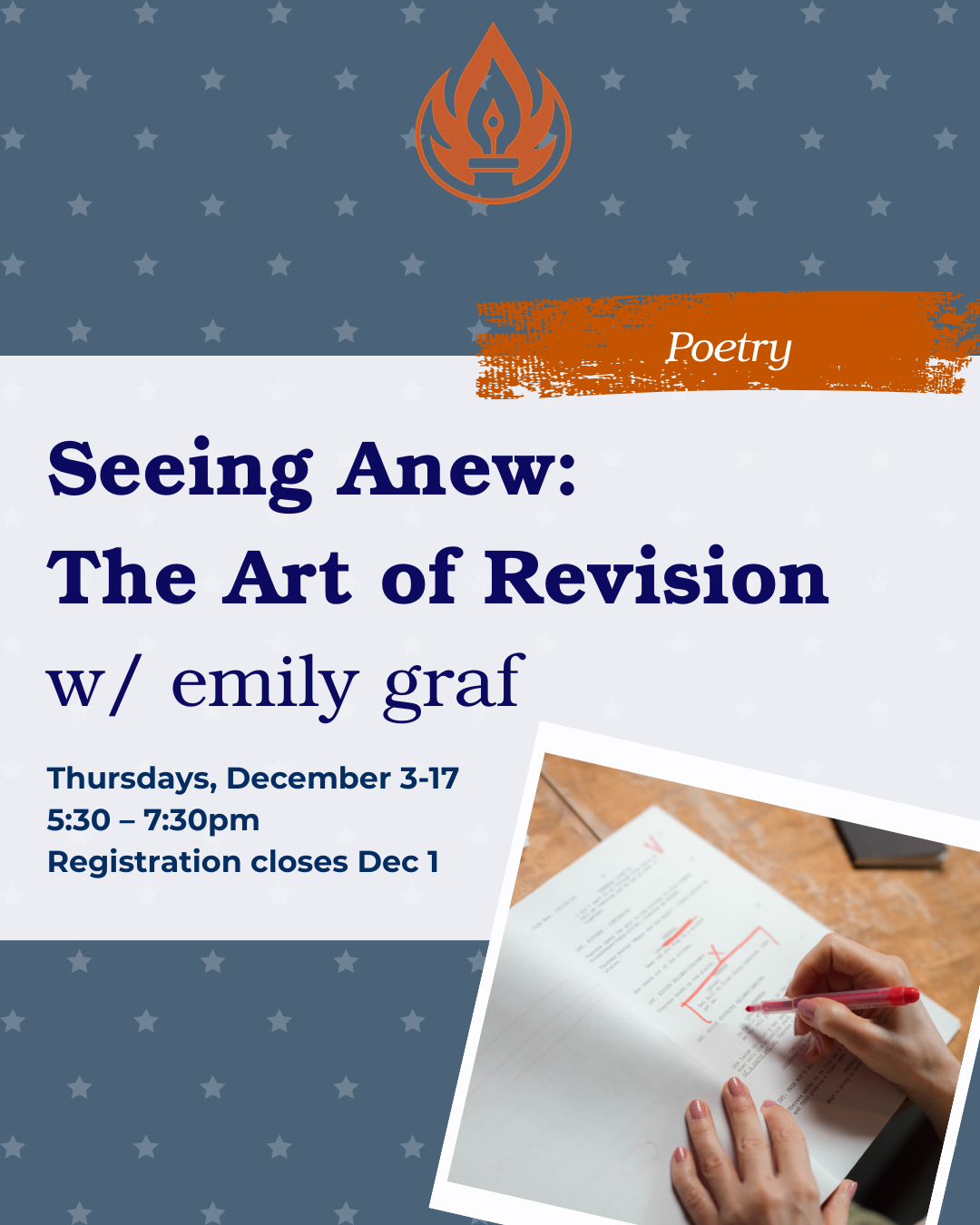 Campaign cover image for Seeing Anew: The Art of Revision