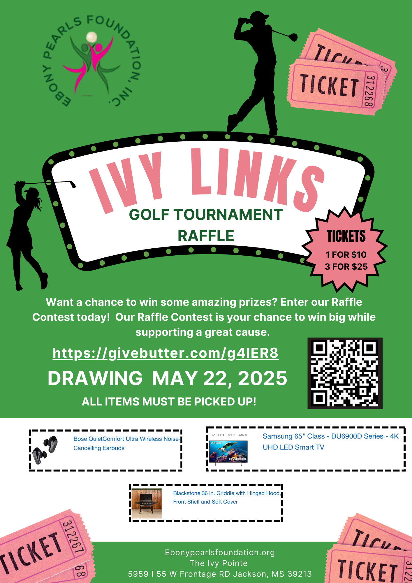 Campaign cover image for 2025 IVY LINKS Golf Tournament Raffle