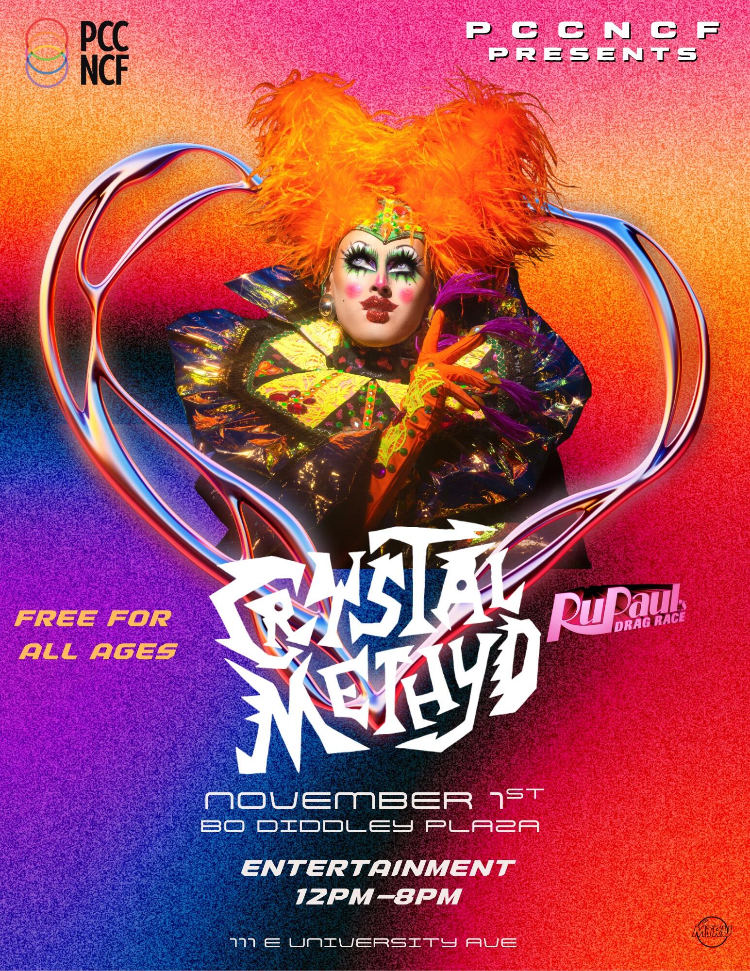 Campaign cover image for Gainesville Pride Meet & Greet for Crystal Methyd