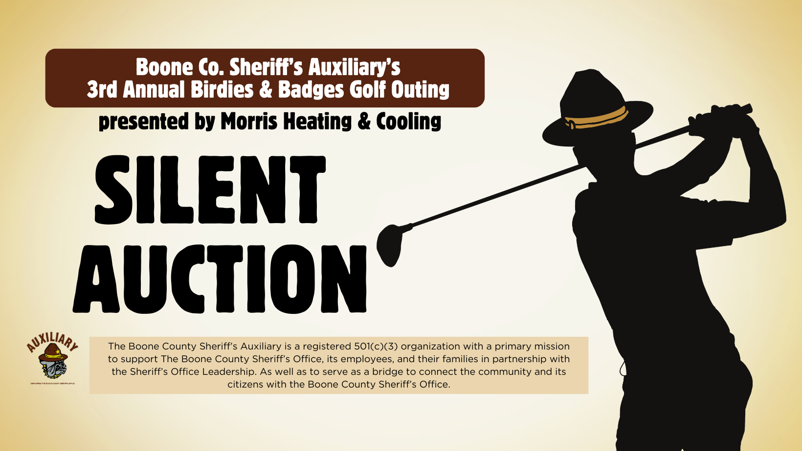 Campaign cover image for 3rd Annual Birdies & Badges Silent Auction