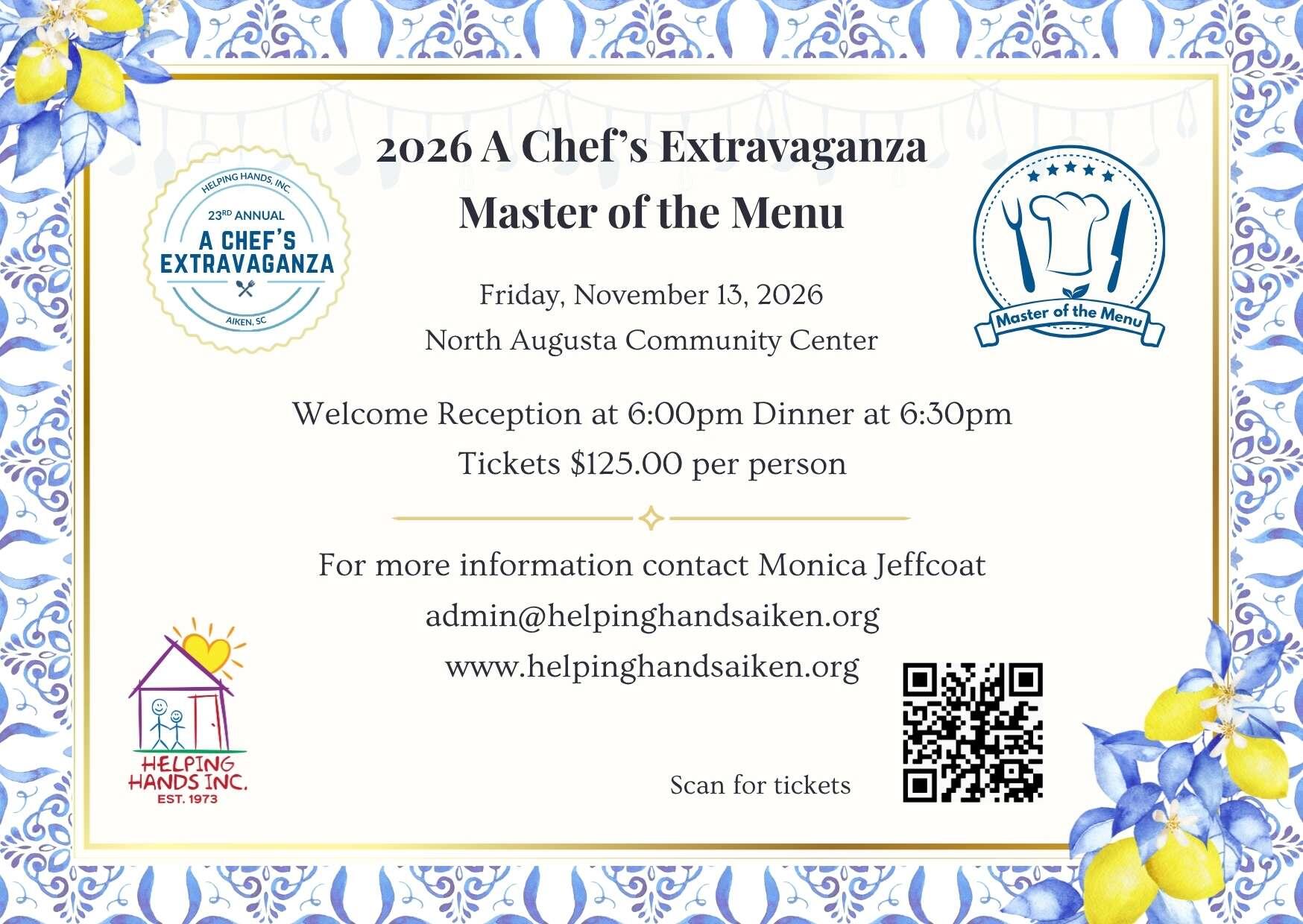 Campaign cover image for 23rd Annual Chef's Extravaganza