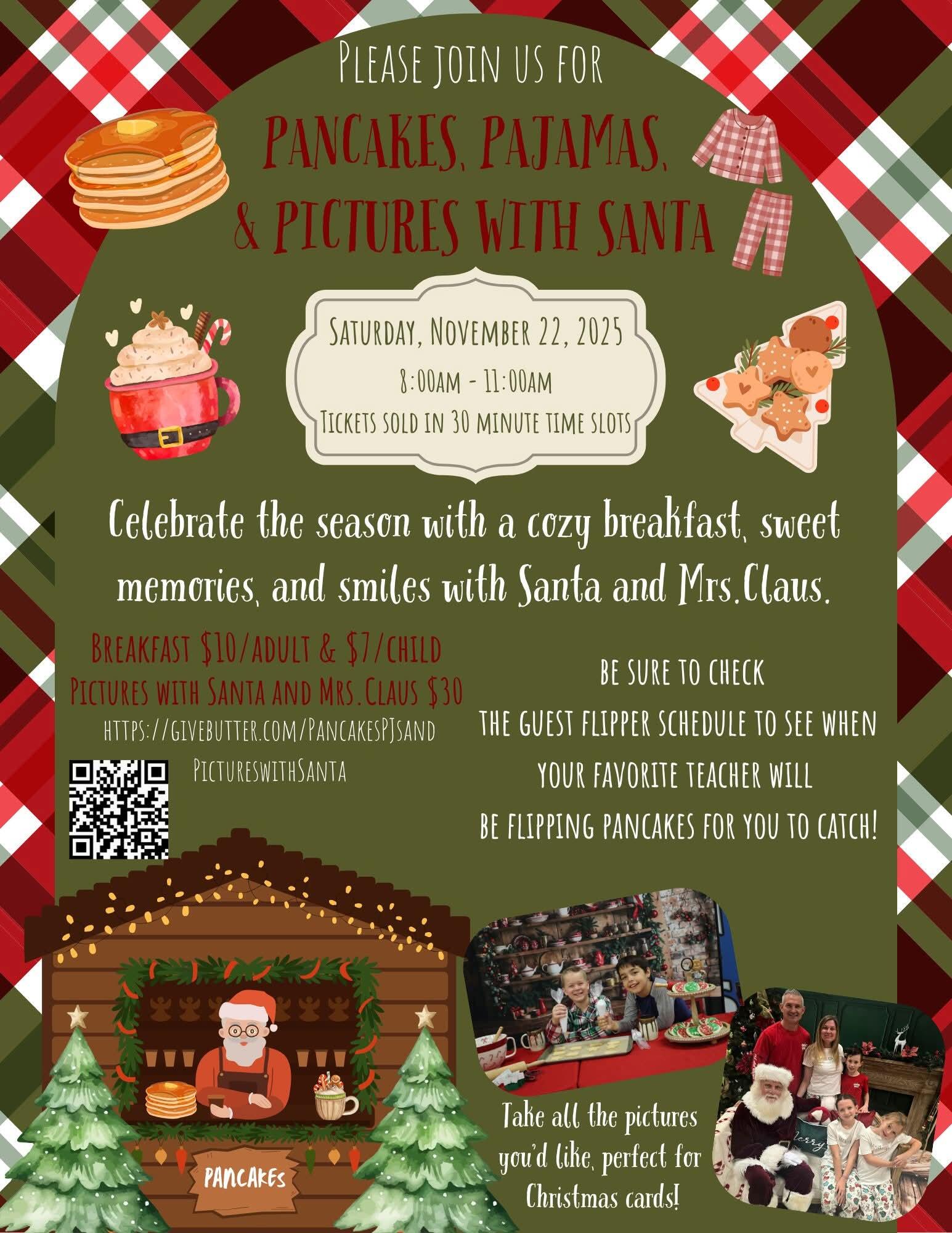 Campaign cover image for Pancakes, PJs & Pictures with Santa