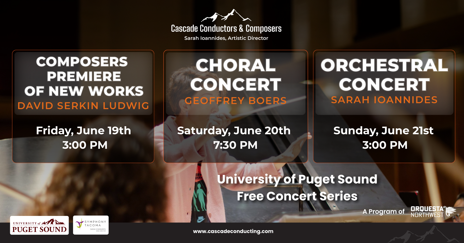 Campaign cover image for Cascade Conductors and Composers 2026 Concert Series