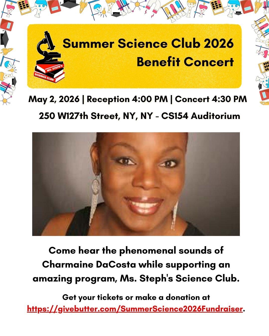 Campaign cover image for Summer Science Club 2026 Benefit Concert