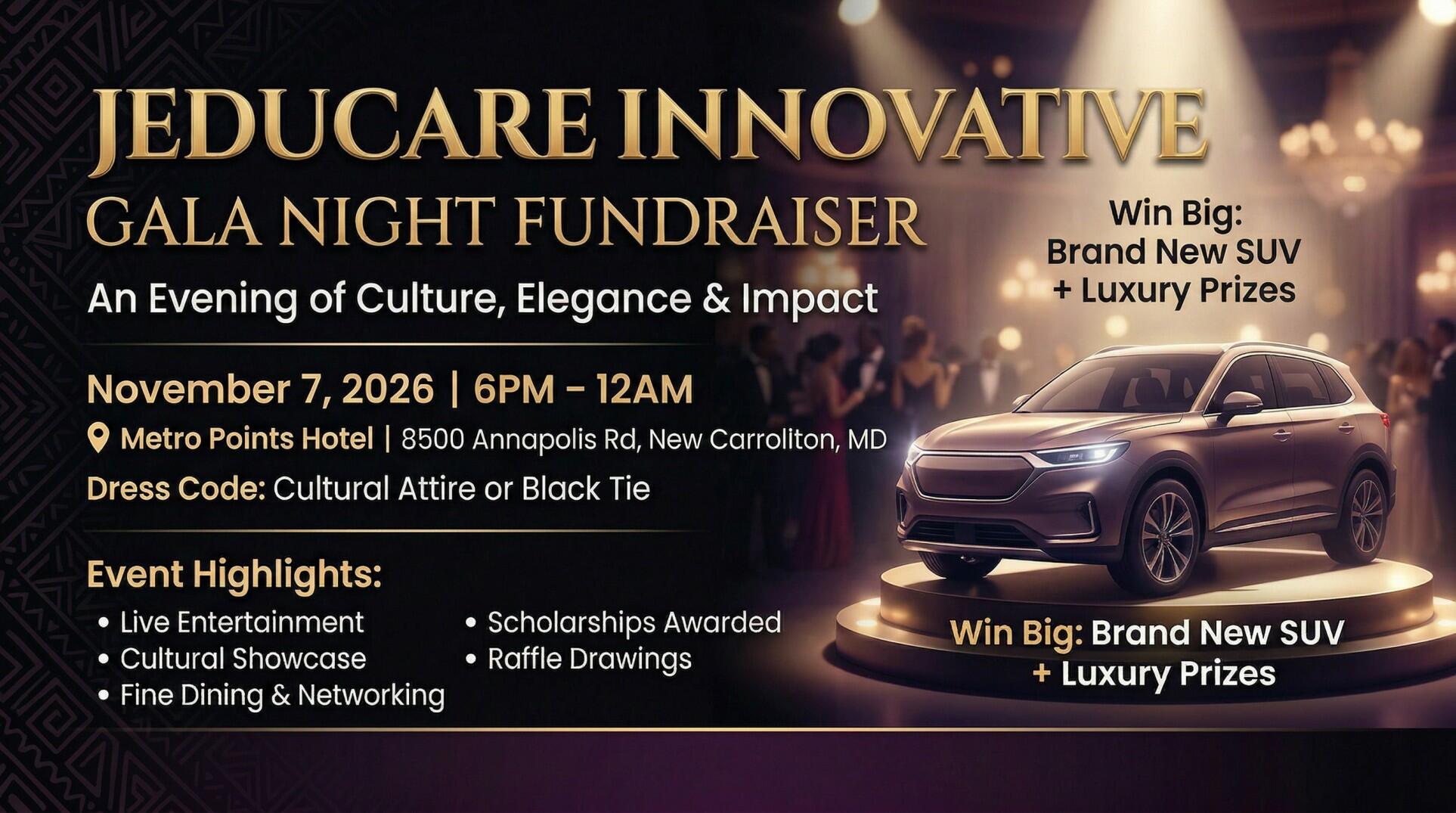 Campaign cover image for JEDUCARE Annual Gala & Impact Experience + Raffle Draw