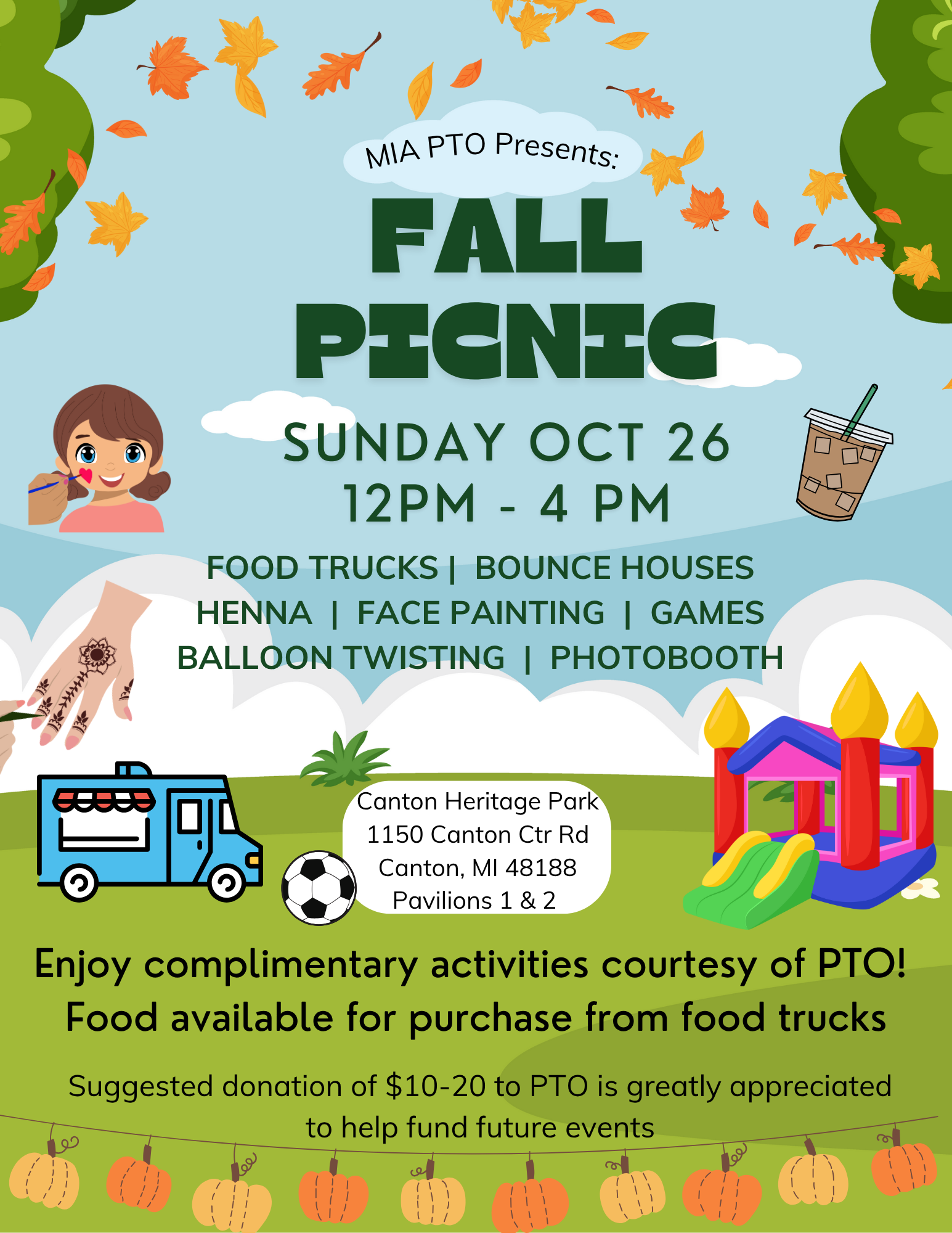 Campaign cover image for 2025 MIA PTO Fall Picnic