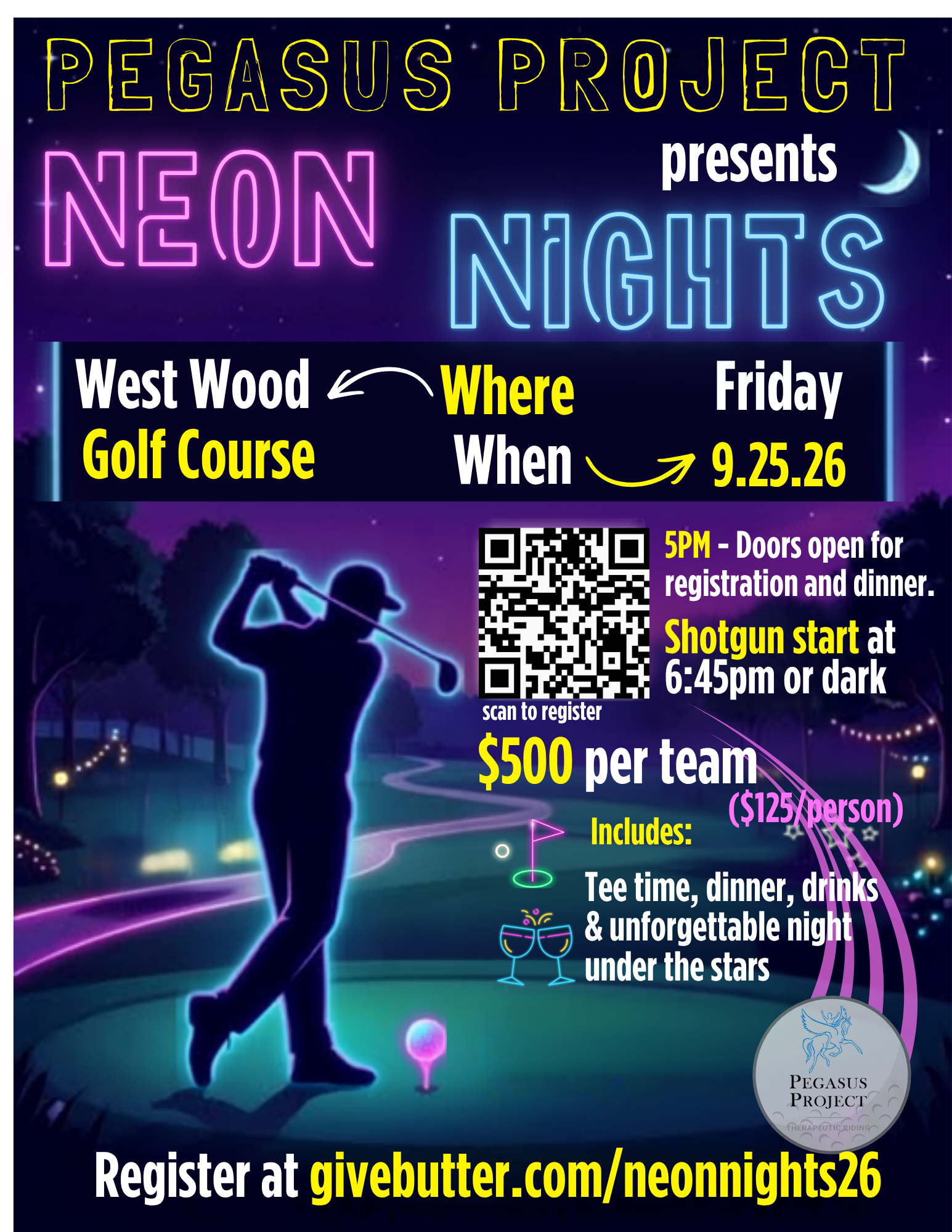 Campaign cover image for Neon Nights Golf Tournament