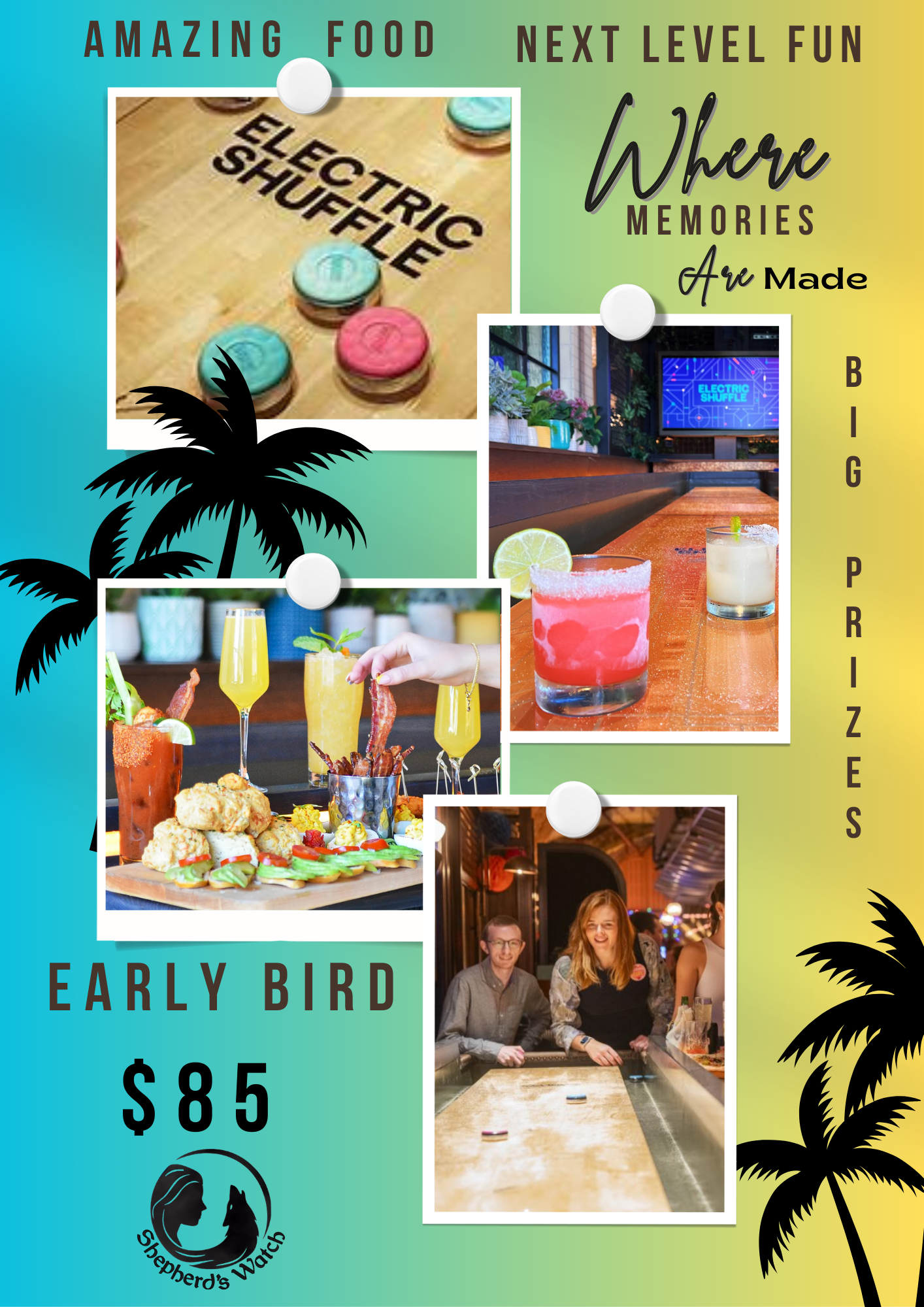 Campaign cover image for Sunday Funday Fundraiser at Electric Shuffle