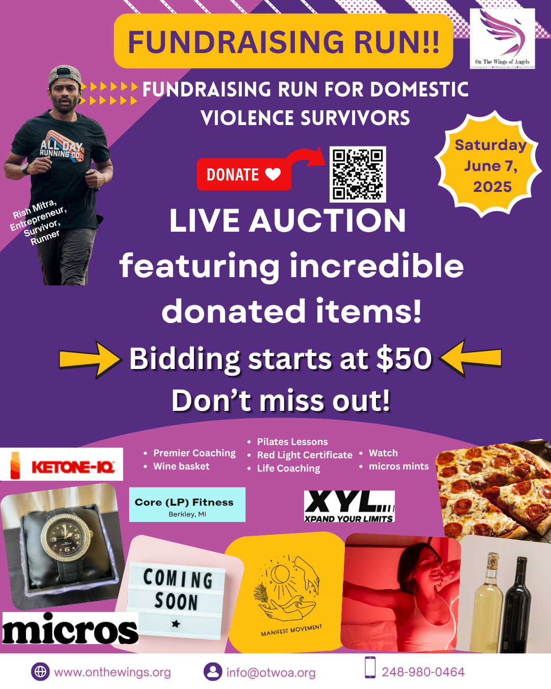 Campaign cover image for On the Wings of Angels Ultra Runner Fundraiser: Rish Mitra