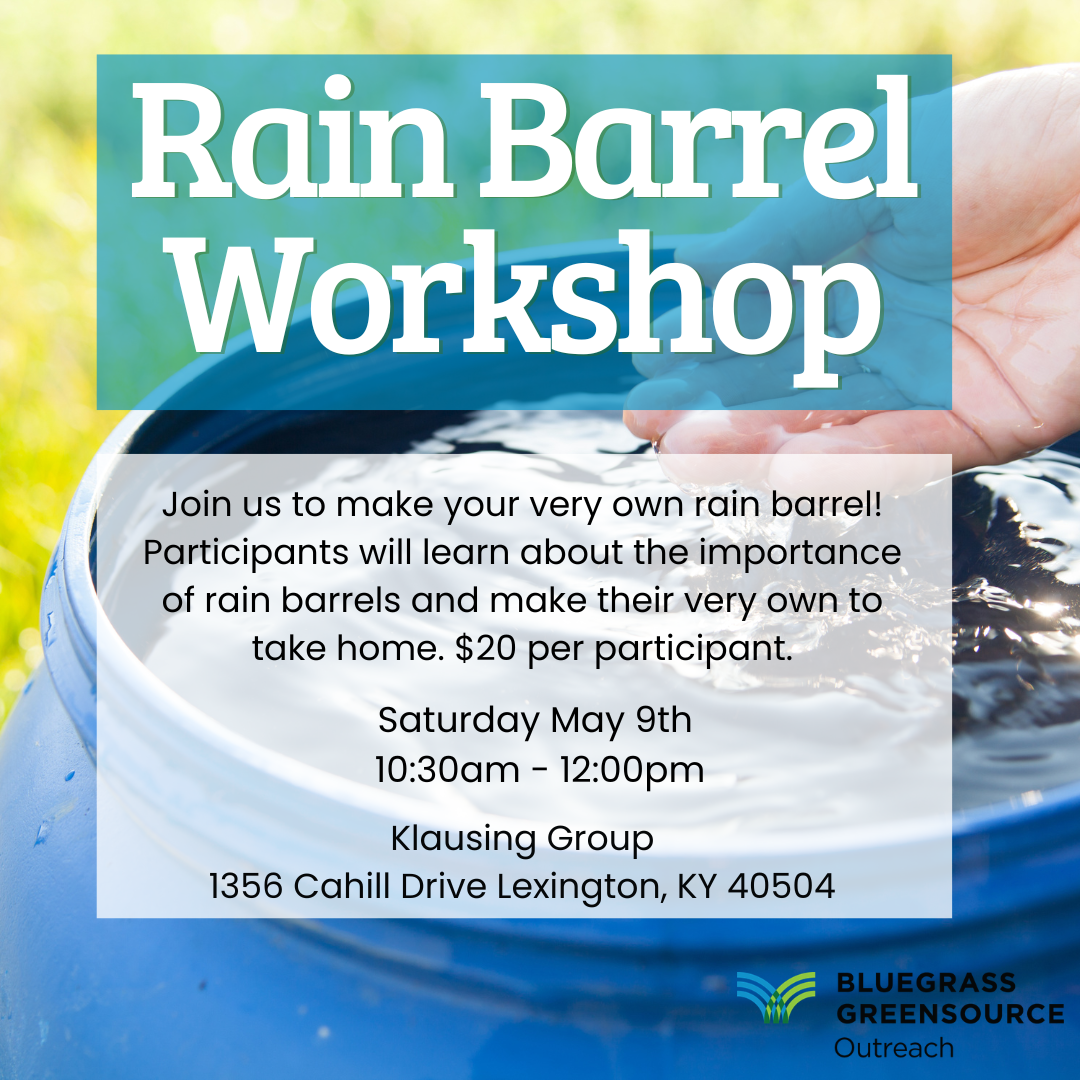 Campaign cover image for 5/9 Lexington 10:30 Rain Barrel Workshop