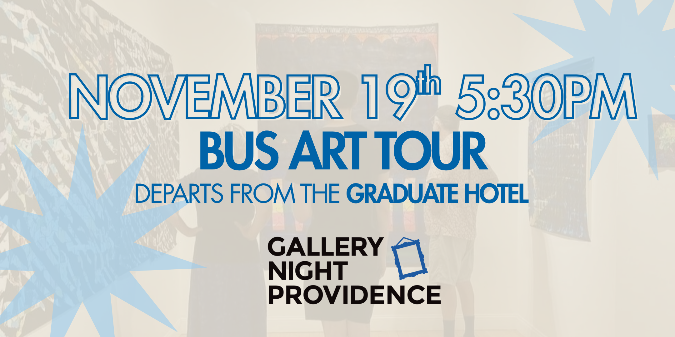 Campaign cover image for Gallery Night 2026 - November 19 Bus Tour 5:30PM
