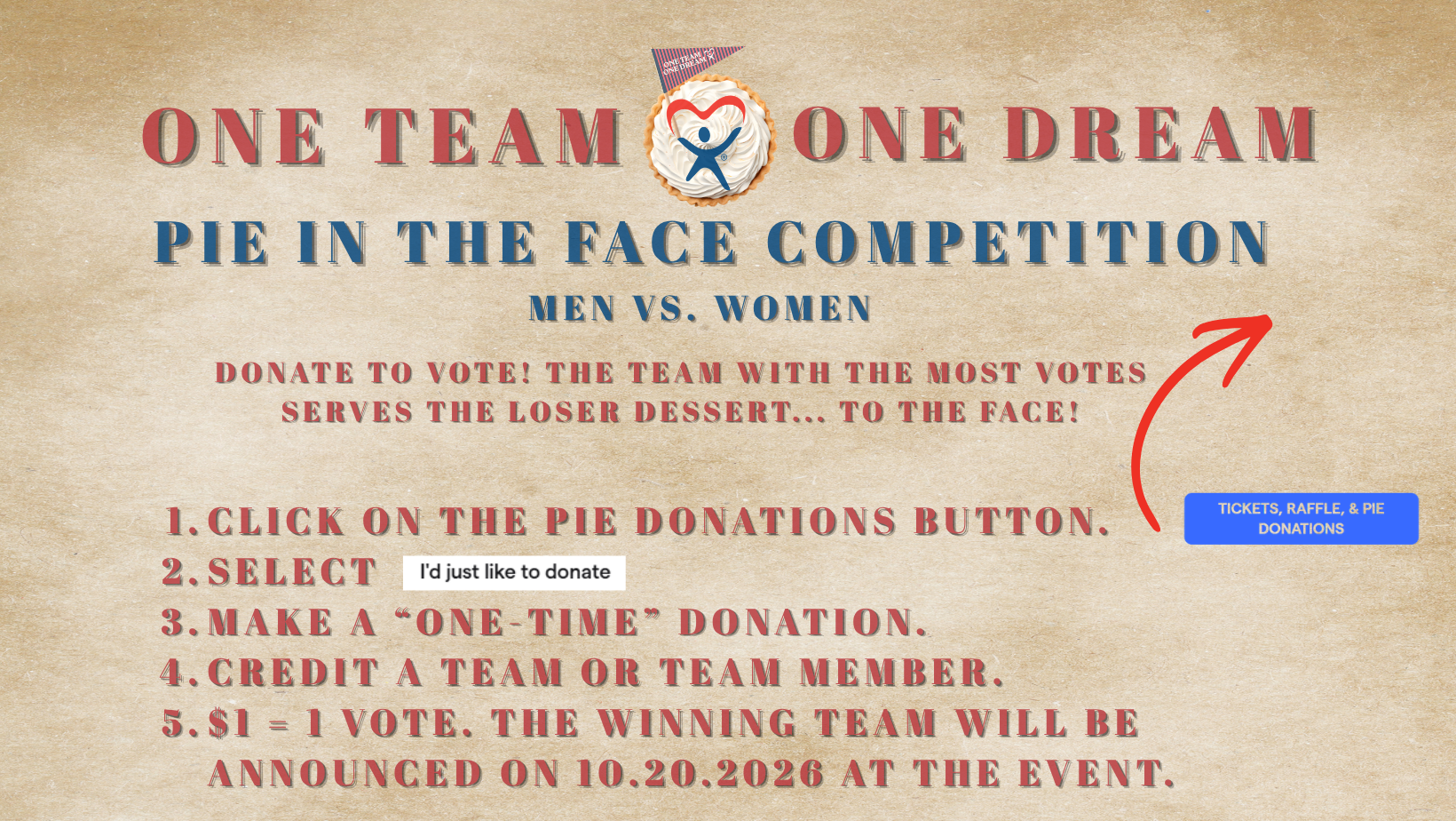 Campaign cover image for One Team One Dream