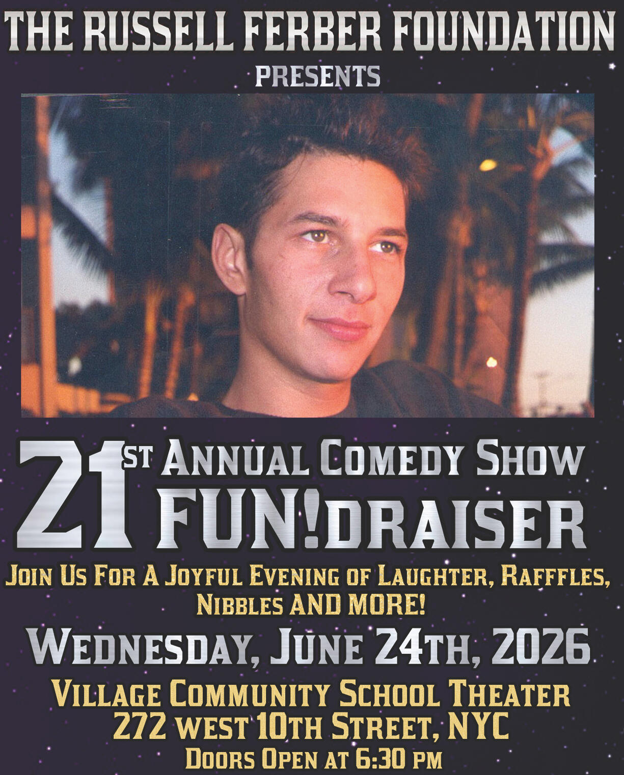 Campaign cover image for 21st Annual Russell Ferber Foundation Comedy FUN!draiser