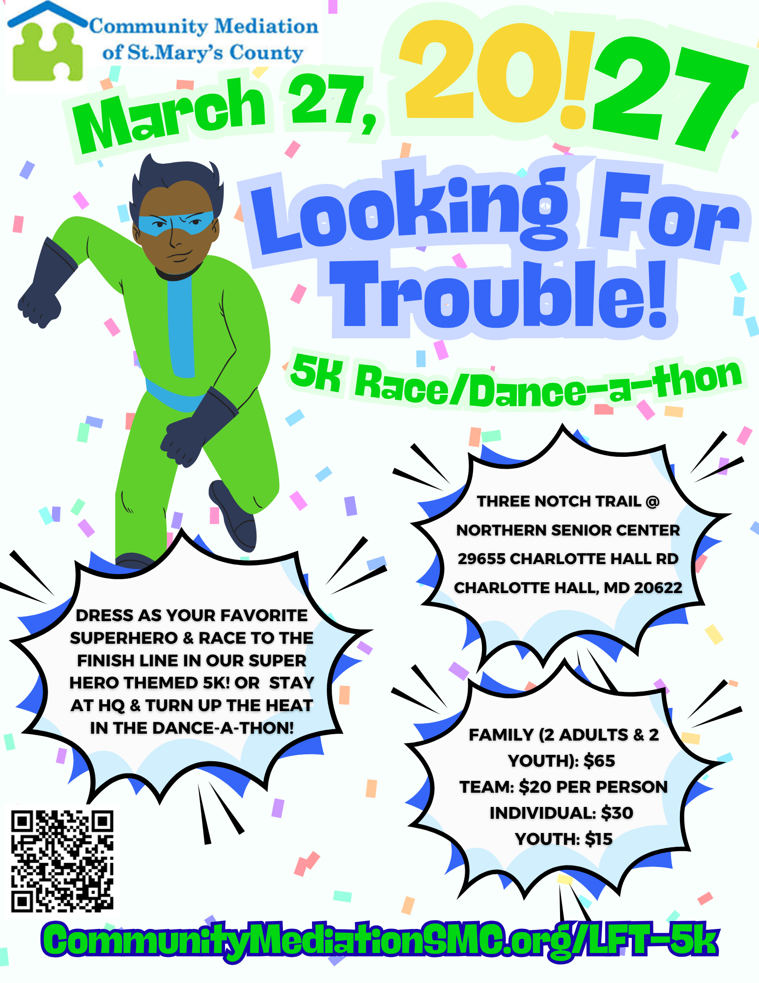 Campaign cover image for Looking for Trouble 5k & Dance-A-Thon 2027