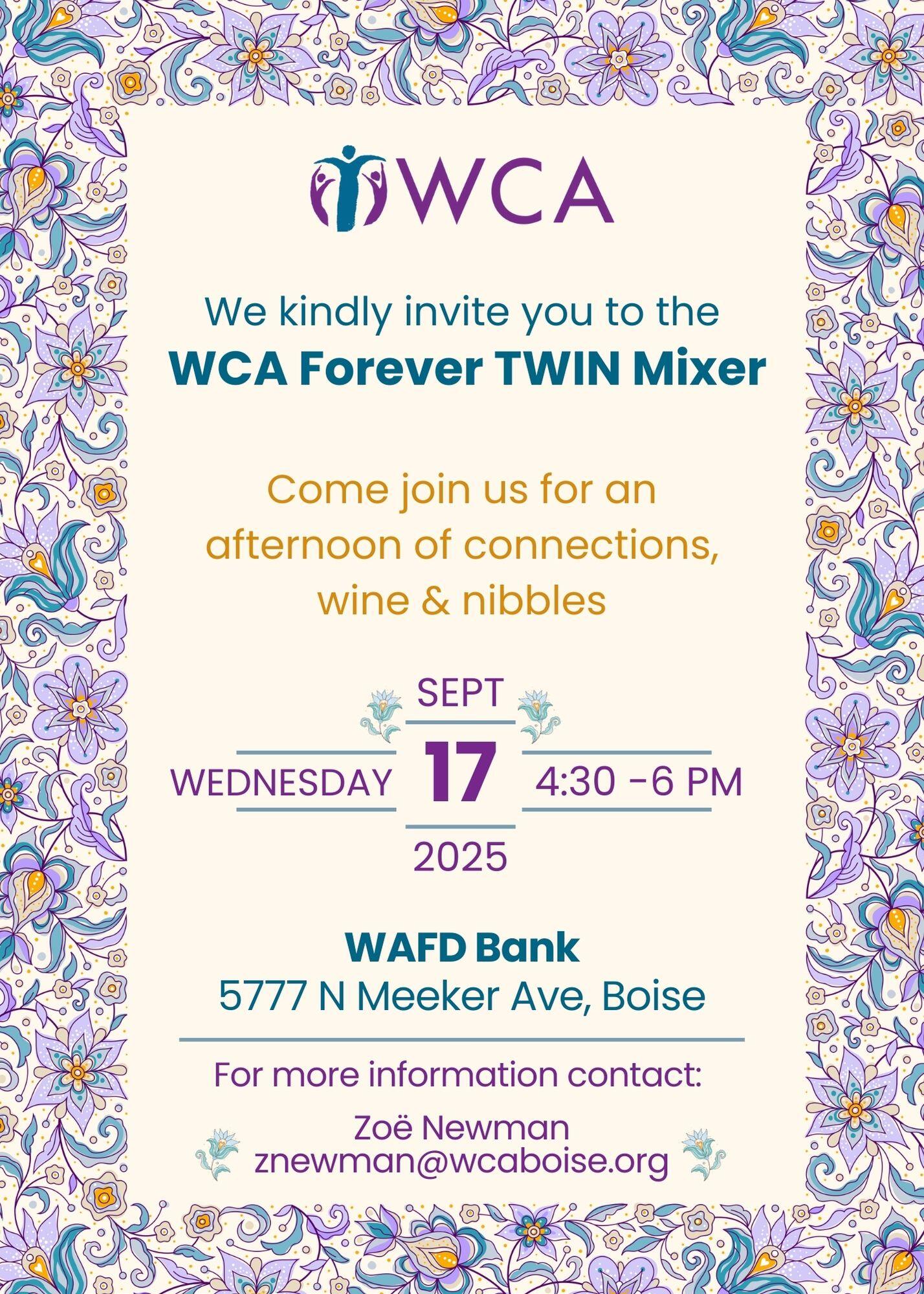 Campaign cover image for WCA Forever TWIN Mixer