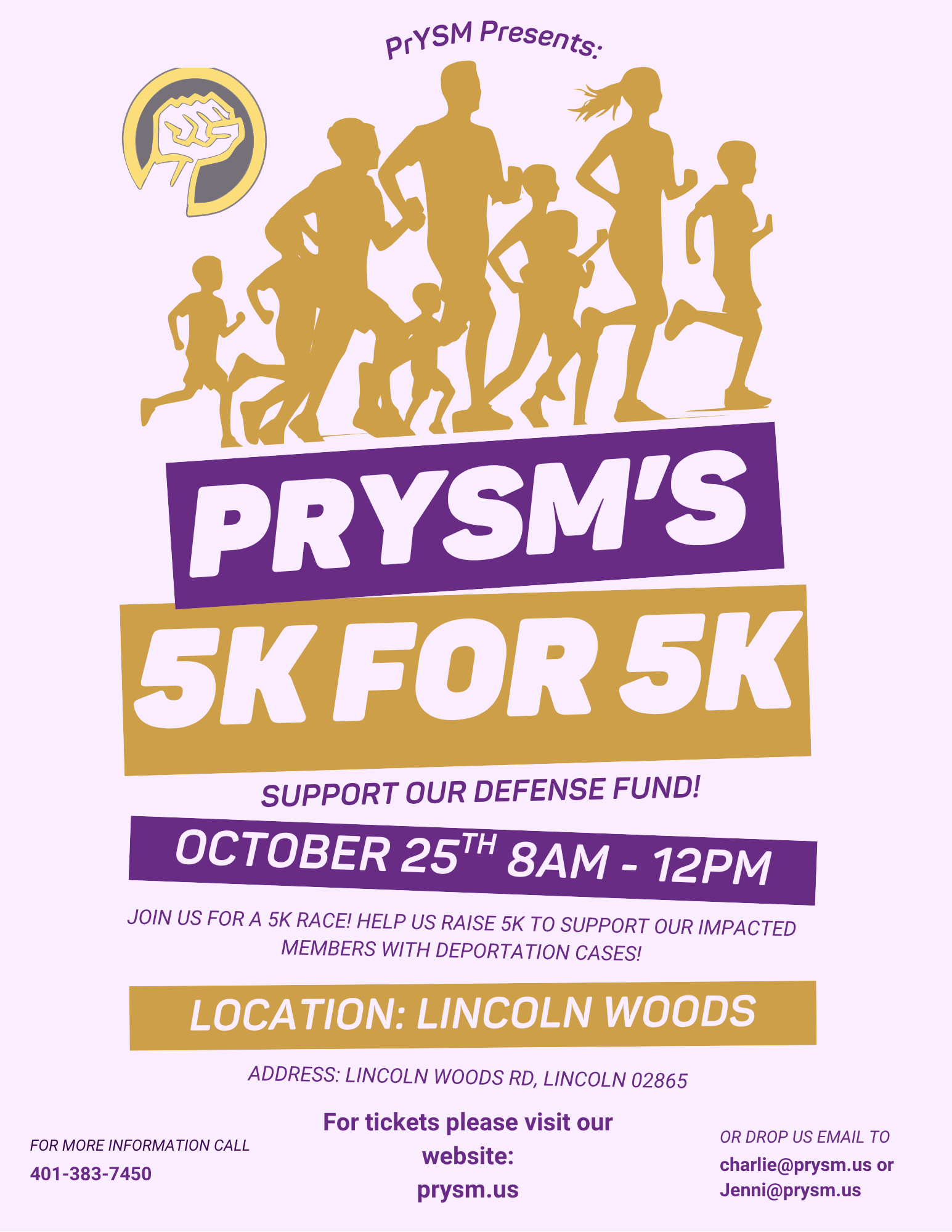 Campaign cover image for PrYSM's 5k for 5k Fundraiser