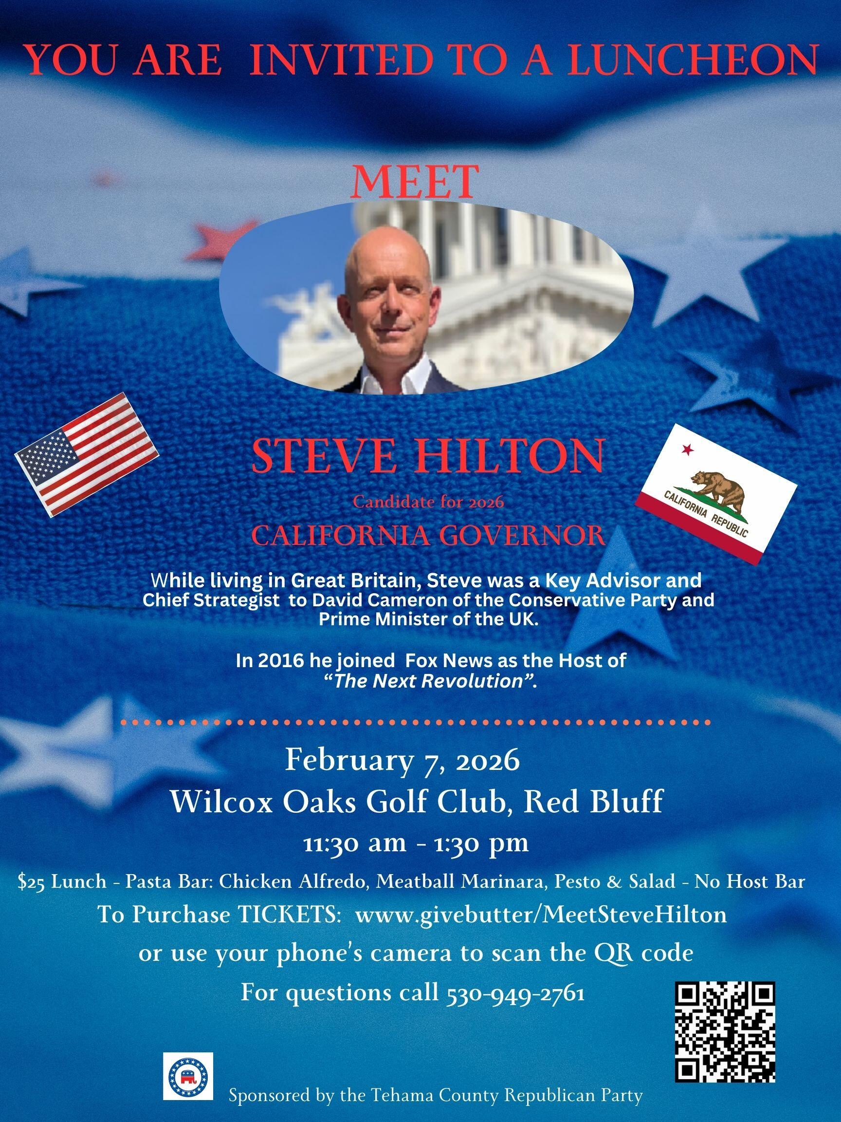 Campaign cover image for Steve Hilton Meet and Greet