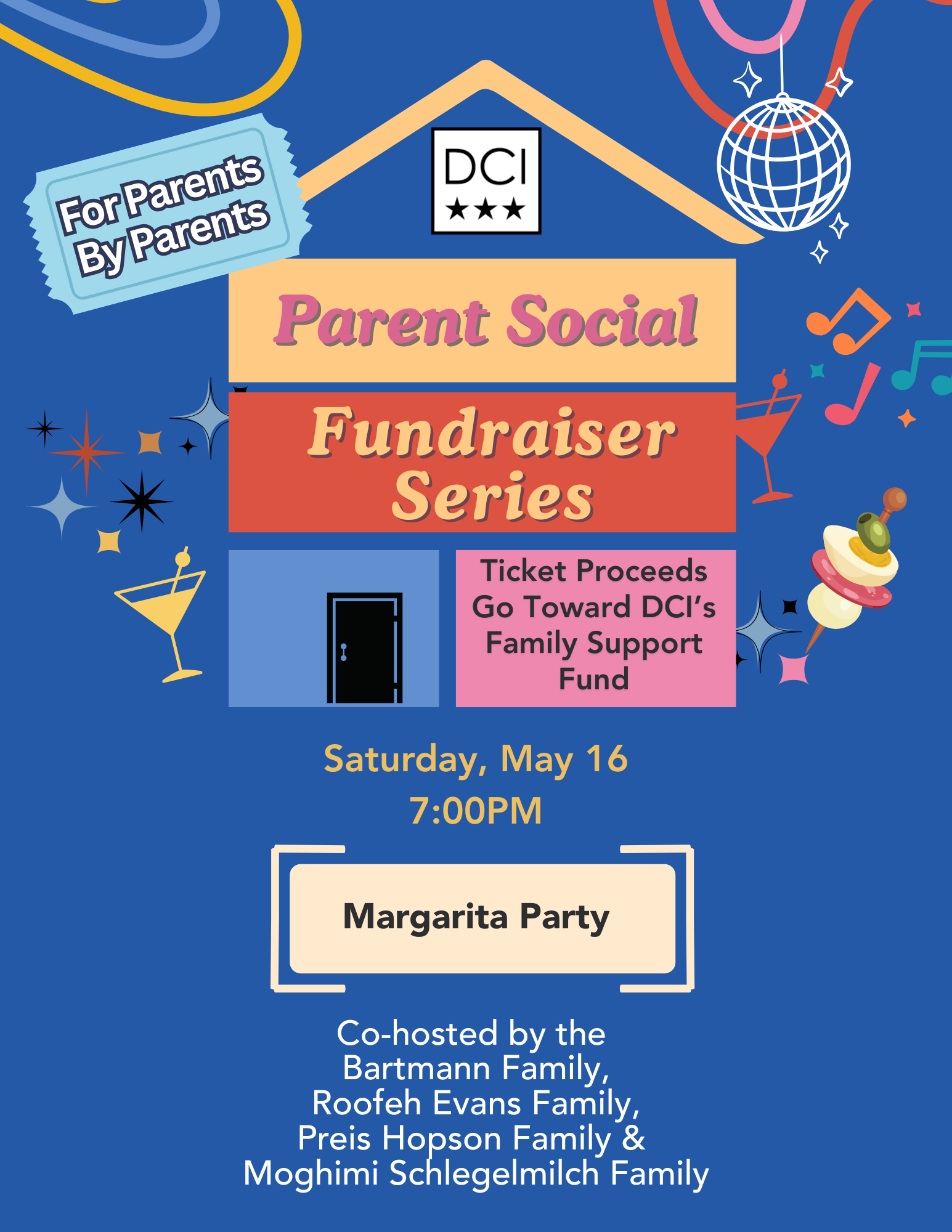 Campaign cover image for Margarita Party, part of the Parent Social Fundraiser Series | Fiesta de Margaritas