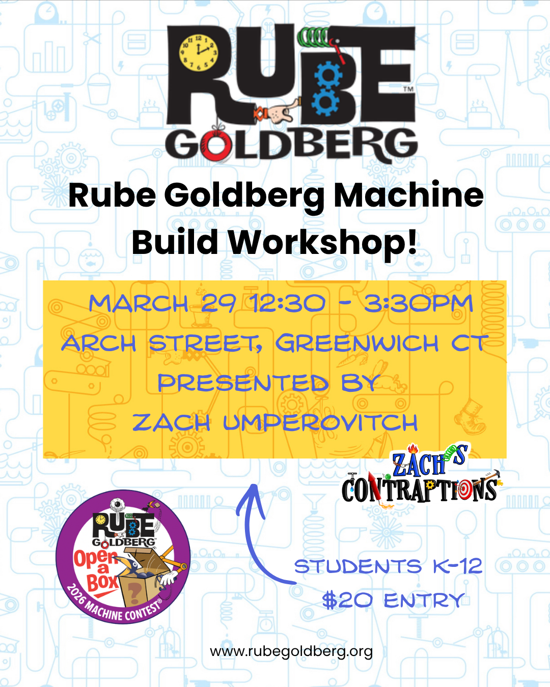 Campaign cover image for Rube Goldberg Machine Build Workshop!