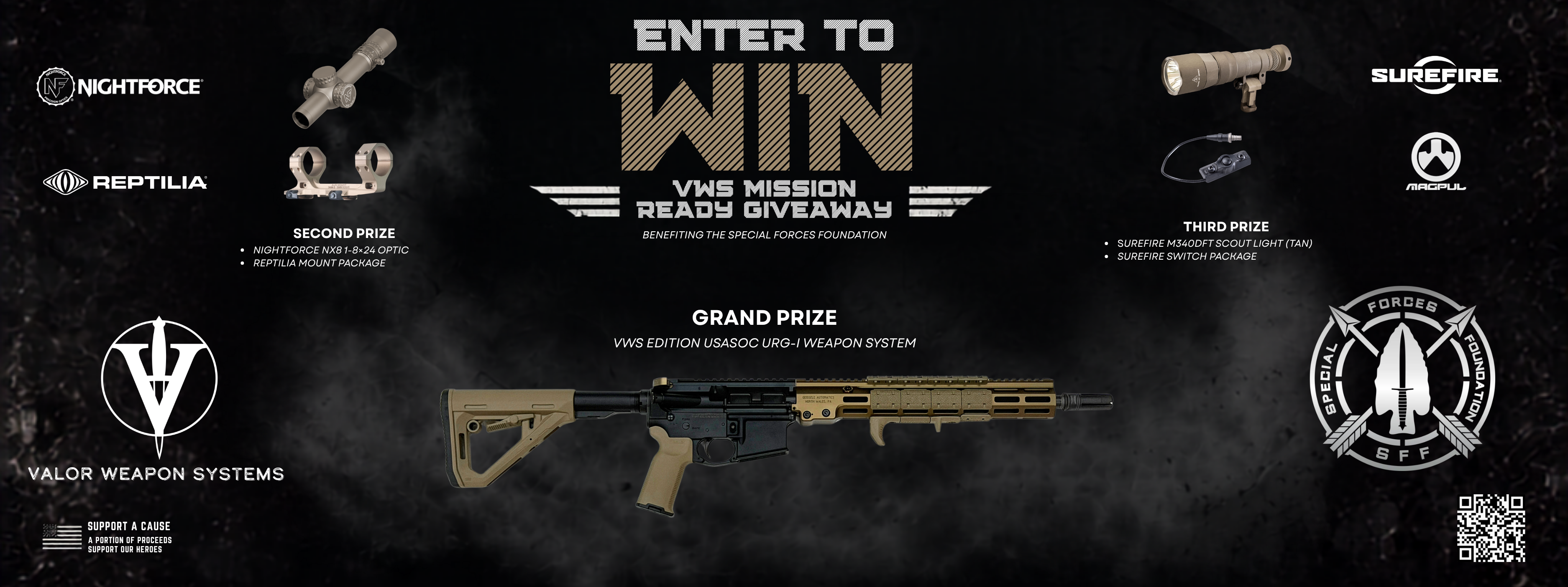 Campaign cover image for Valor Weapon Systems: Giveaway