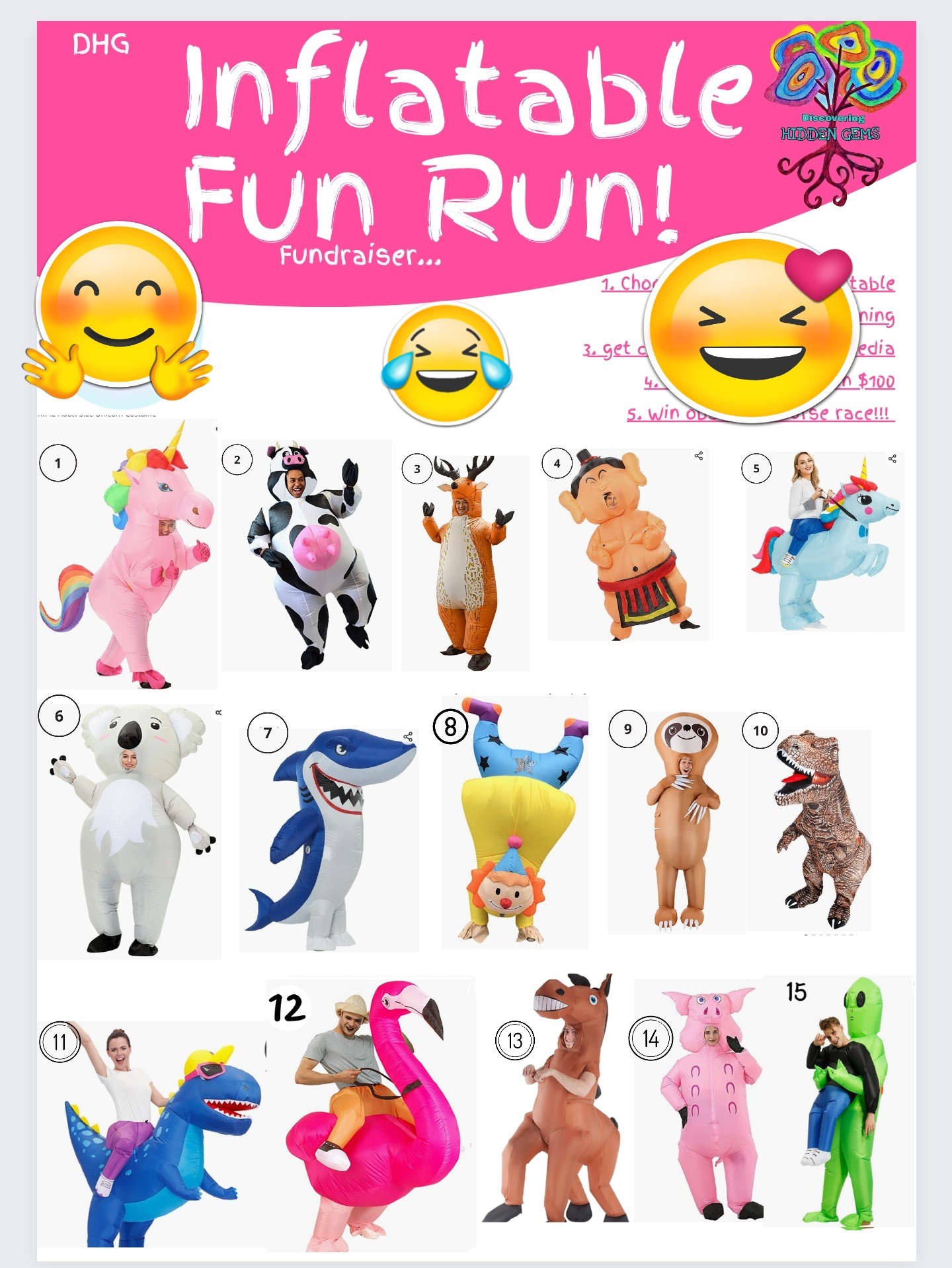 Campaign cover image for DHG's Inflatable Fun Run!