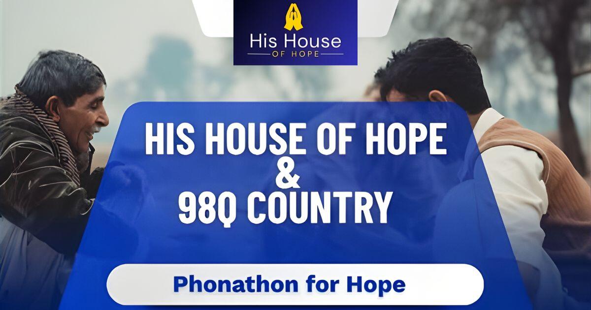 Campaign cover image for His House of Hope & 98Q Country Present: Phonathon for Hope