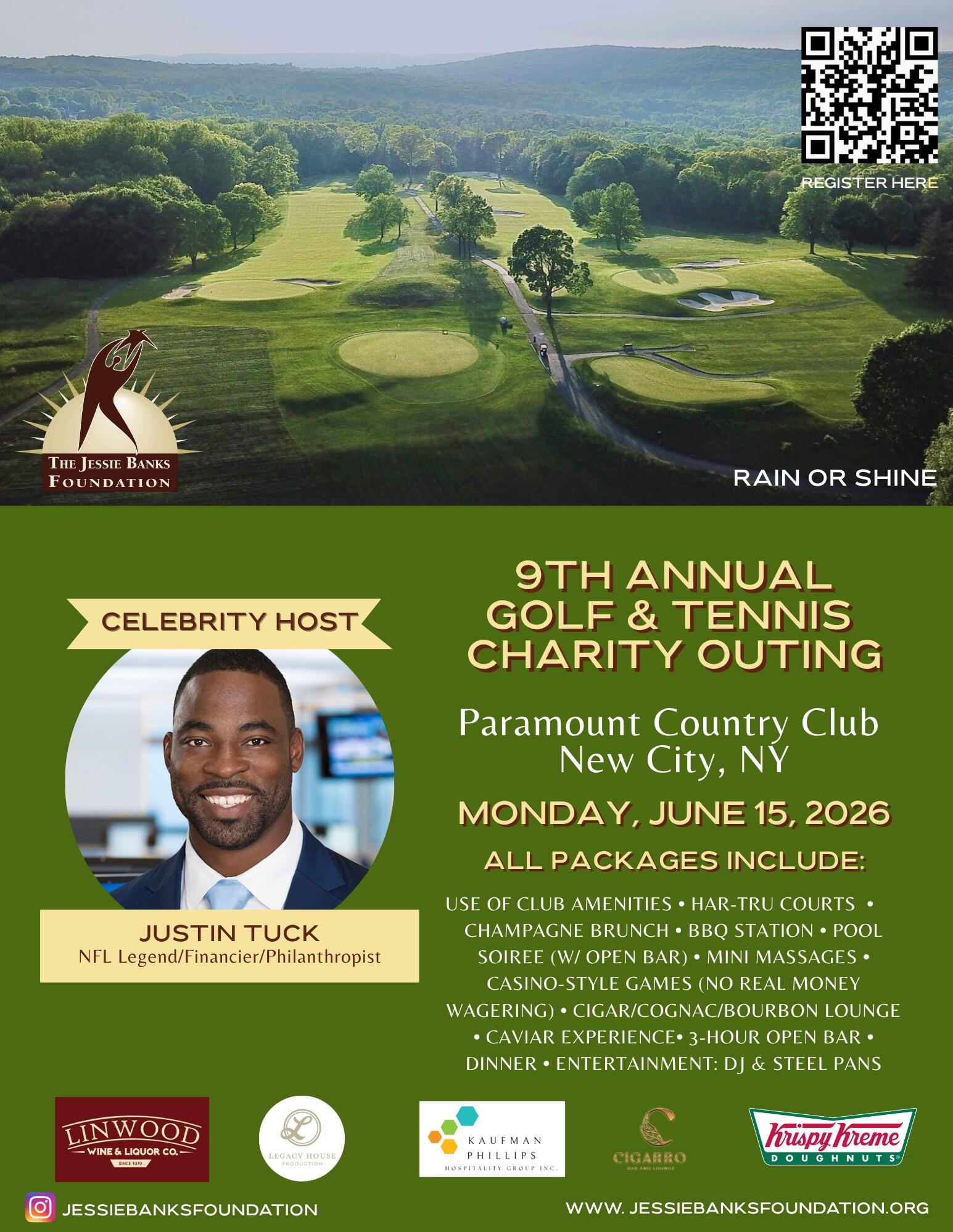 Campaign cover image for The Jessie Banks Foundation's 9th Annual Golf & Tennis Charity Outing