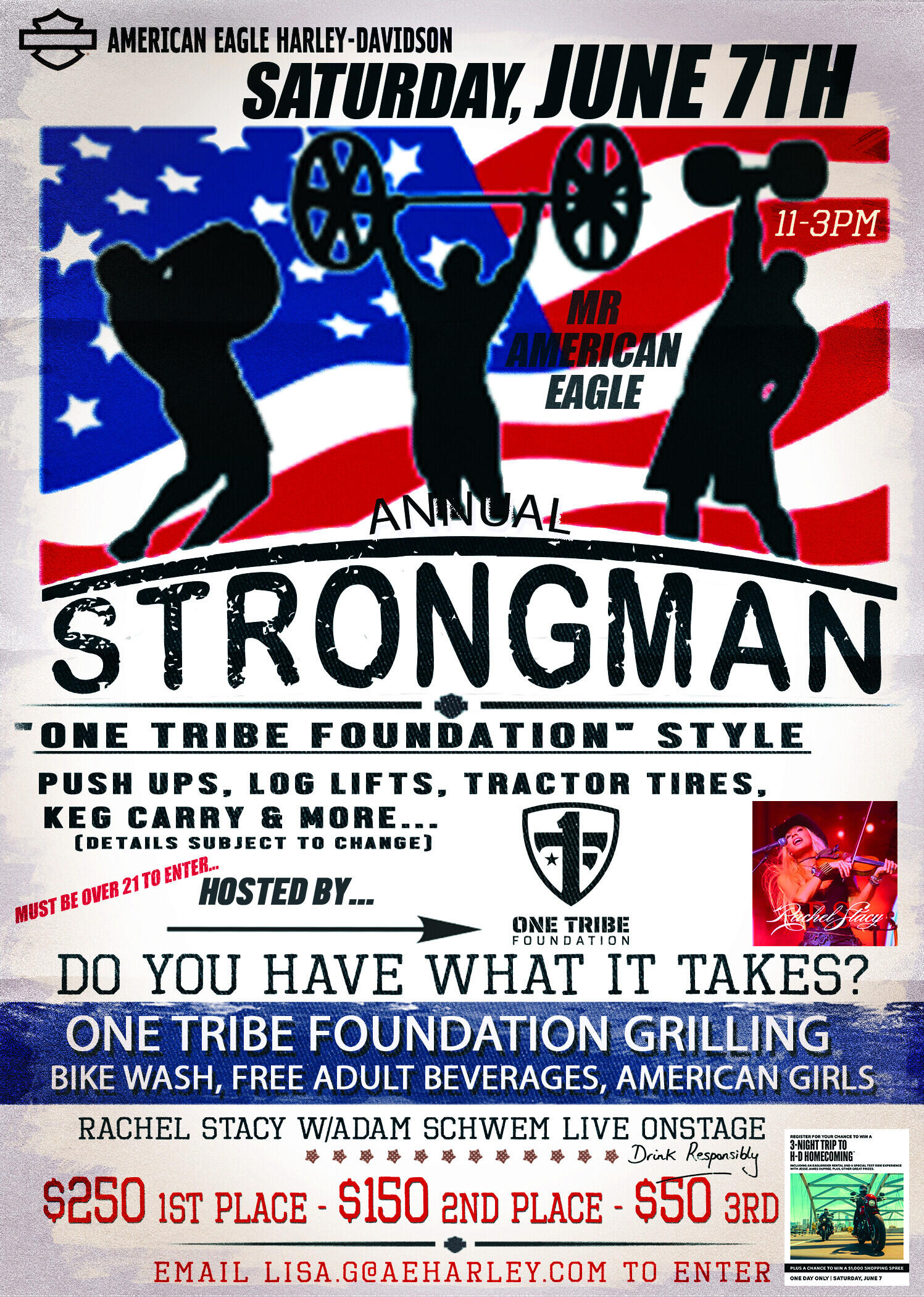 Campaign cover image for The Annual Mr. American Eagle Strongman Competition