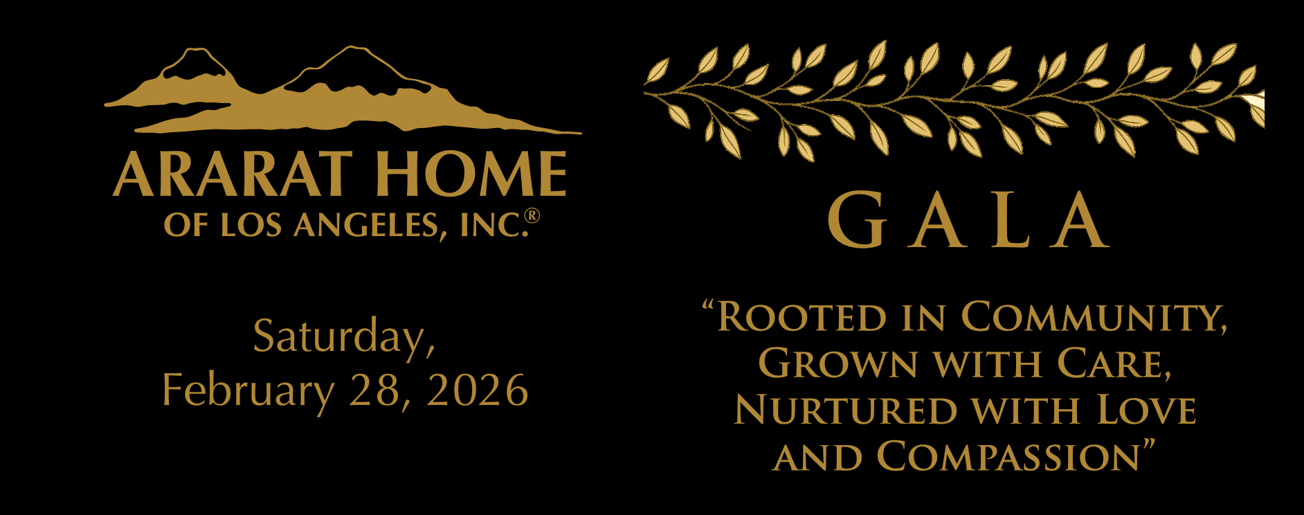 Campaign cover image for Ararat Home Gala 2026