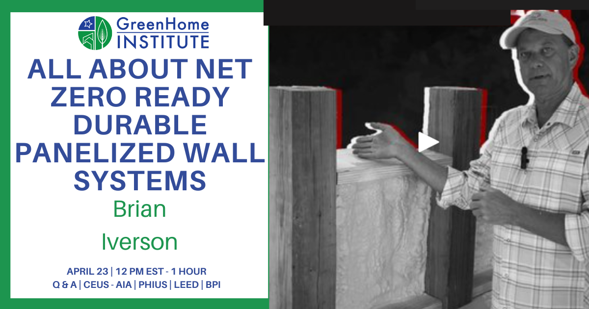 Campaign cover image for All about Net Zero Ready Durable Panelized Wall Systems - Free CE Webinar