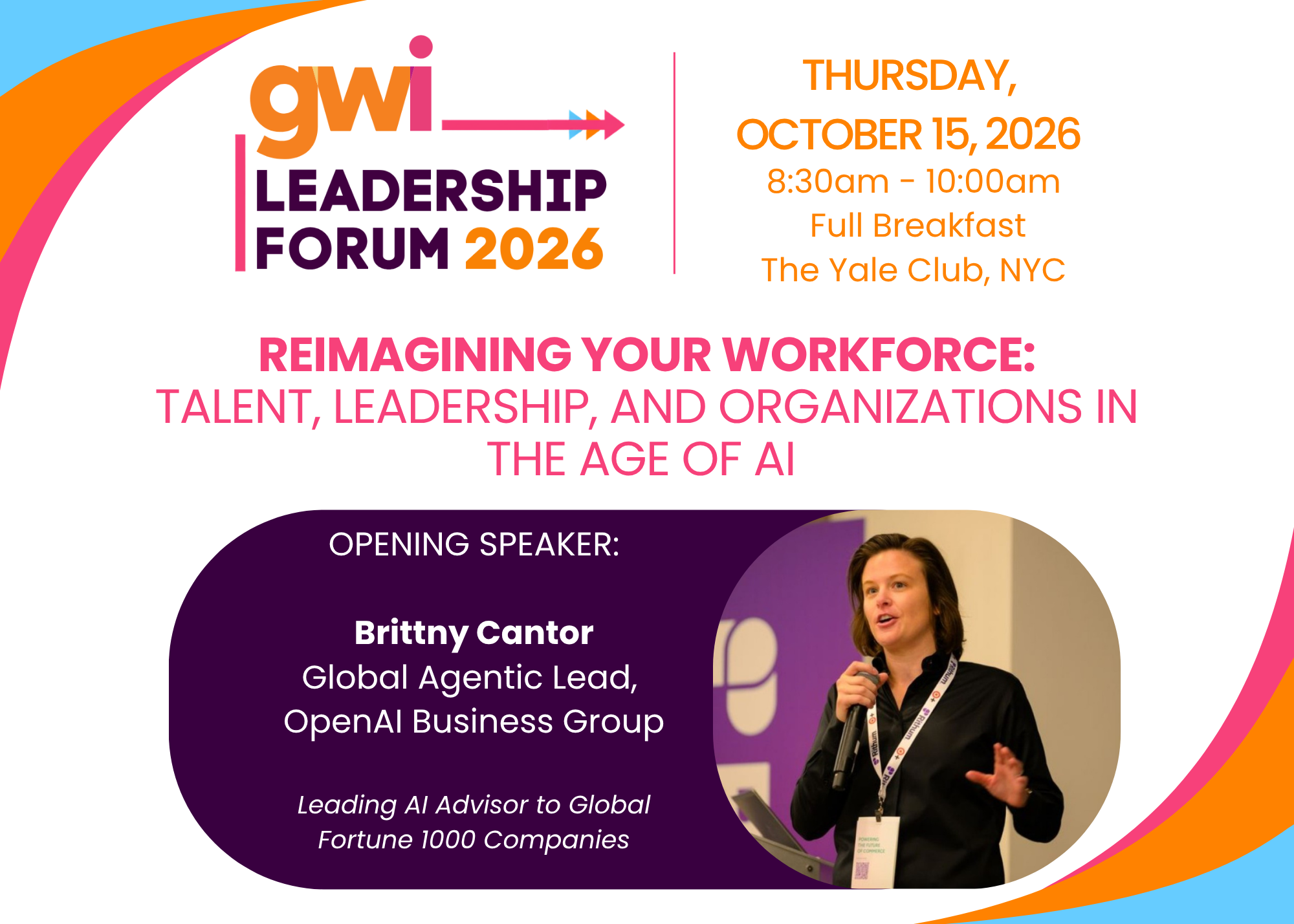Campaign cover image for GWI Leadership Breakfast 2026