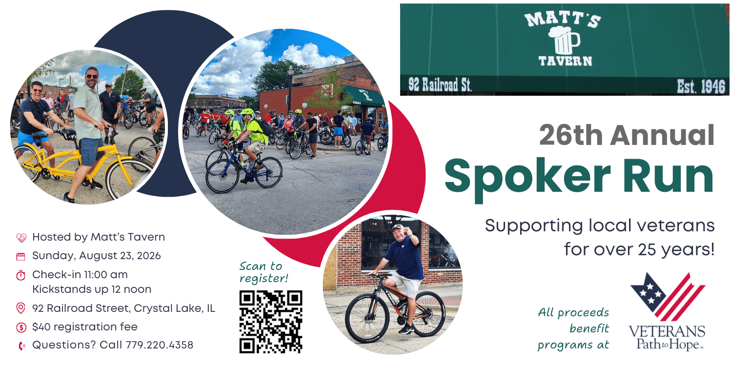 Campaign cover image for 26th Annual Spoker Run benefitting Veterans Path to Hope