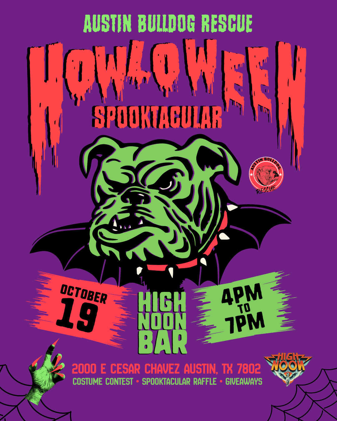 Campaign cover image for Austin Bulldog Rescue Annual Howl-O'ween Spooktacular Fundraiser & Silent Auction 👻