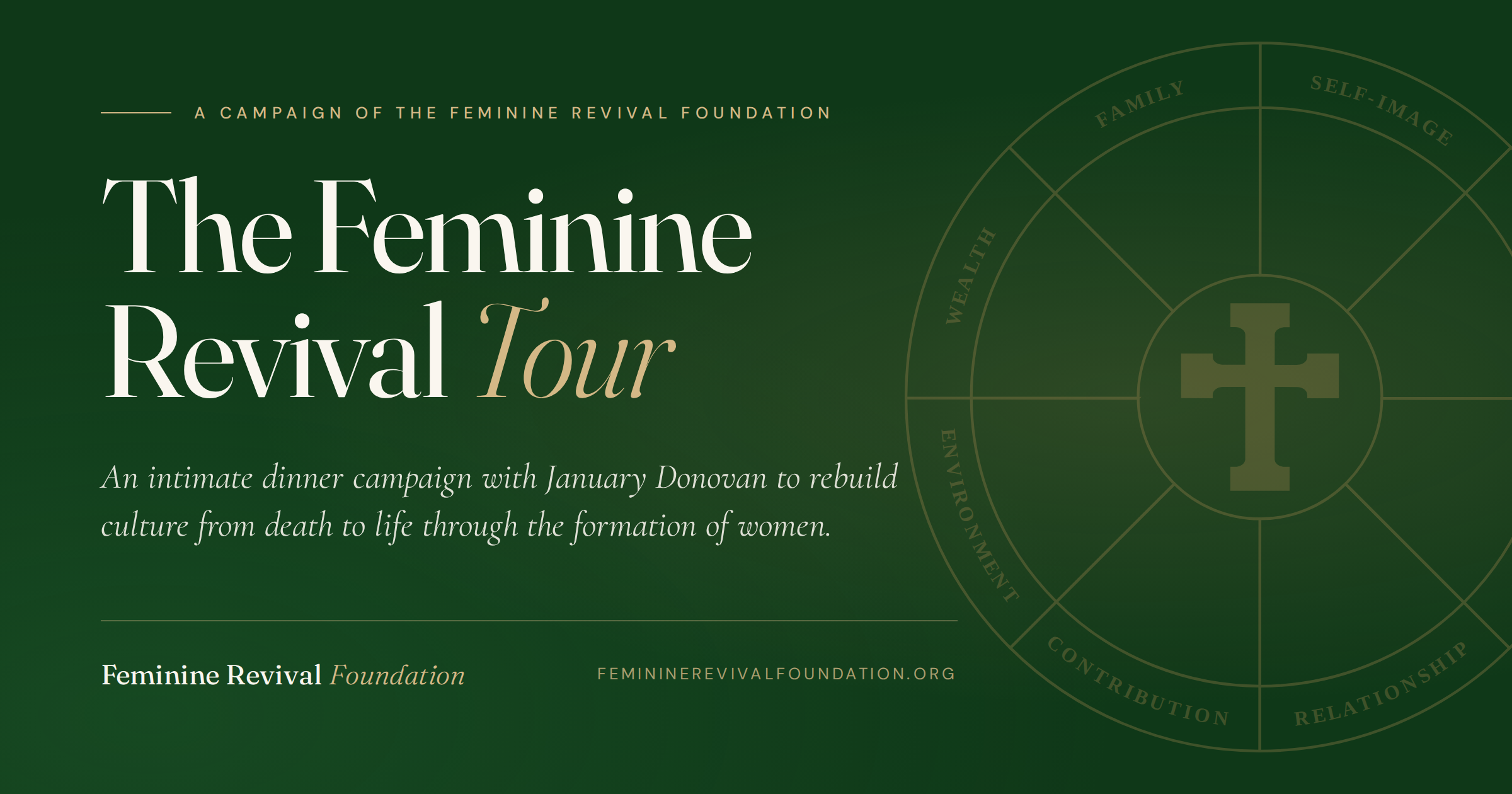 Campaign cover image for The Feminine Revival Tour