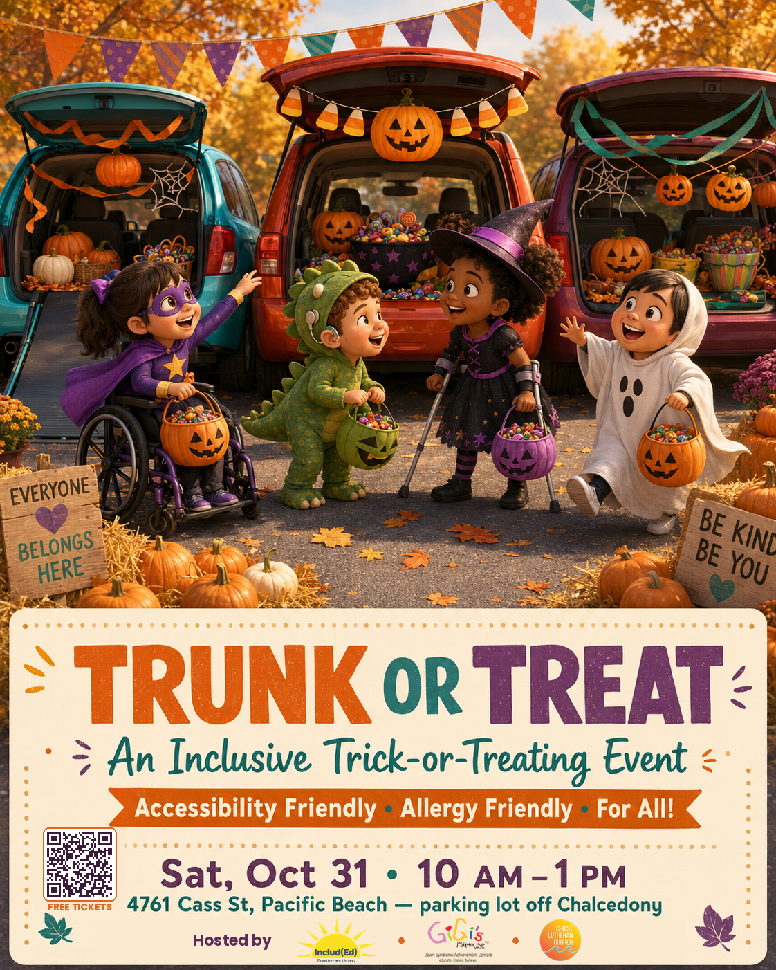 Campaign cover image for Trunk or Treat with Includ(Ed), Gigi's Playhouse & Christ Lutheran Church