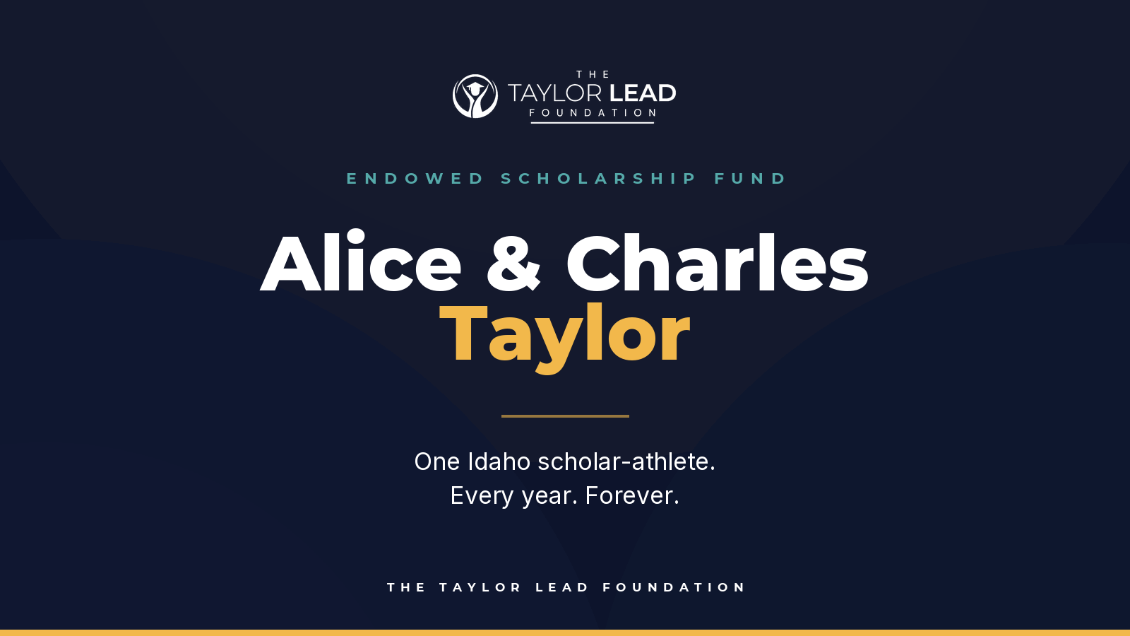 Campaign cover for The Alice & Charles Taylor Endowed Scholarship Fund