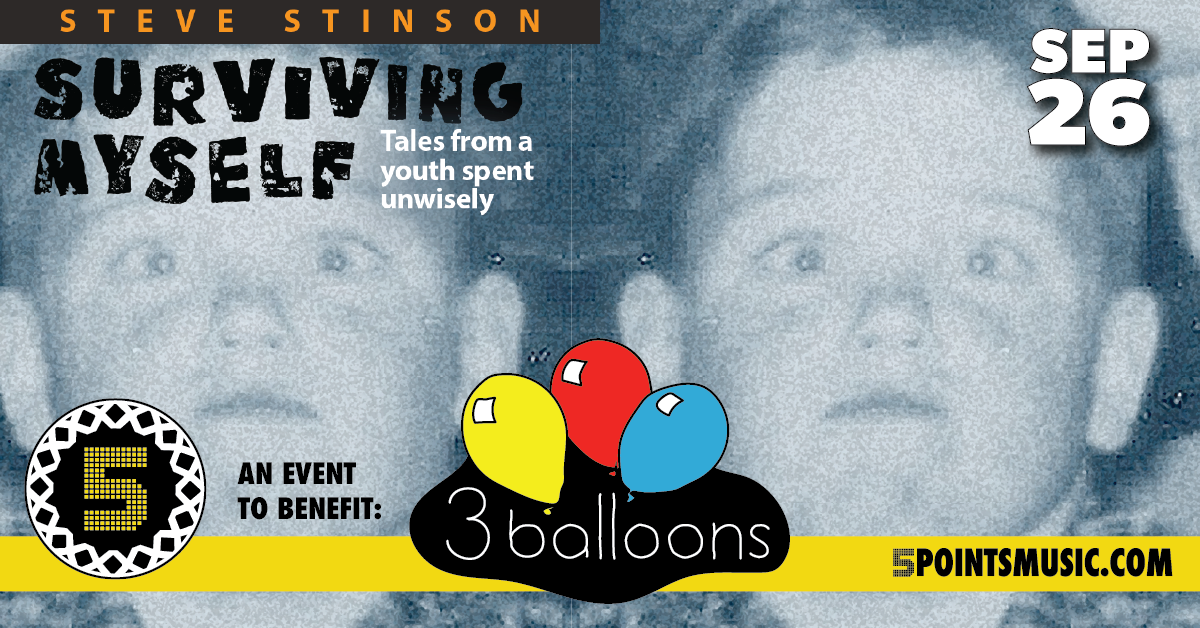 Campaign cover image for Steve Stinson - Surviving Myself: Tales from youth spent unwisely