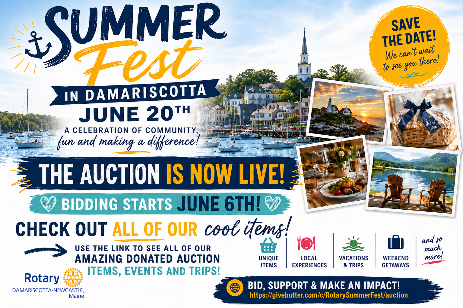 Campaign cover image for Summer Fest by the Rotary of Damariscotta-Newcastle