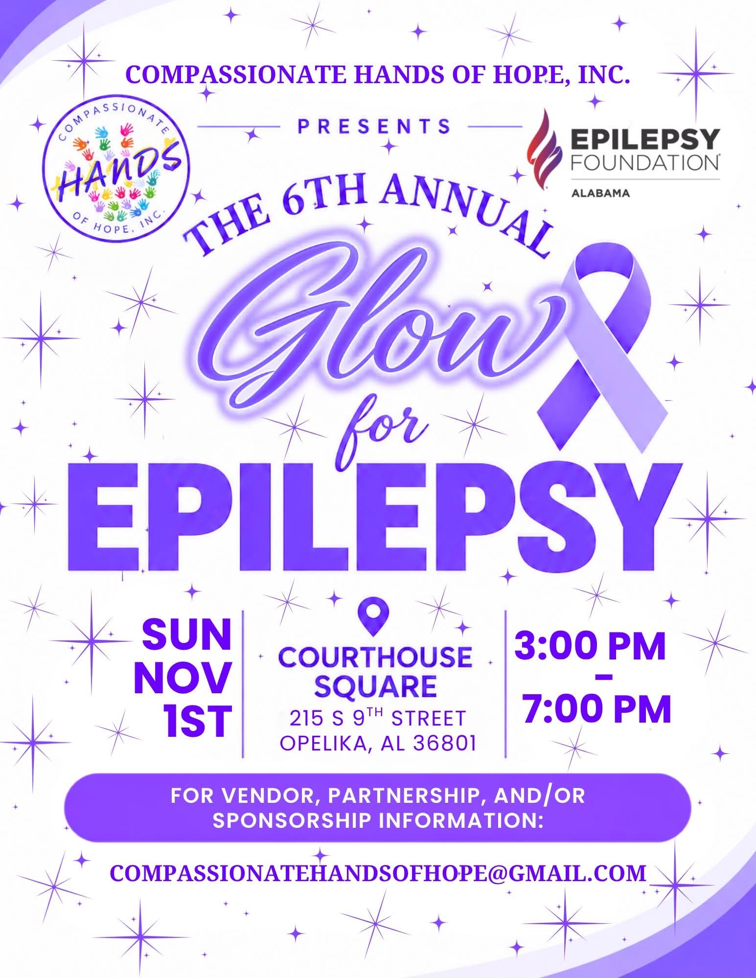 Campaign cover image for 2026 Glow for Epilepsy - Opelika, AL