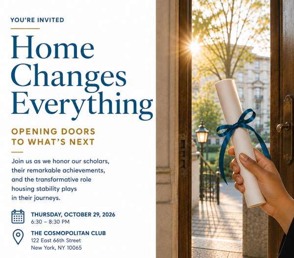 Campaign cover image for Home Changes Everything: Opening Doors to What's Next
