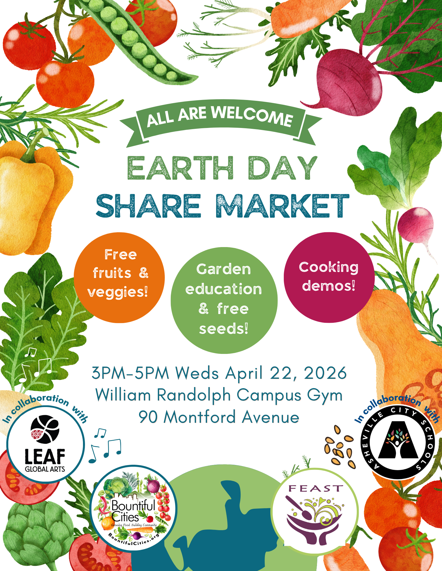 Campaign cover image for Bountiful Cities Earth Day Share Market