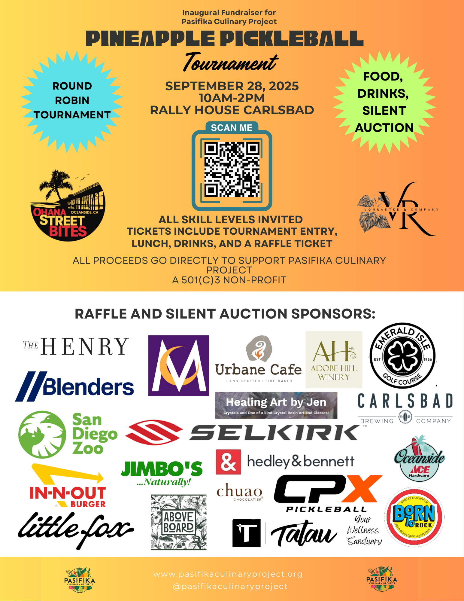 Campaign cover image for Pineapple Pickleball Party Fundraiser - Tournament