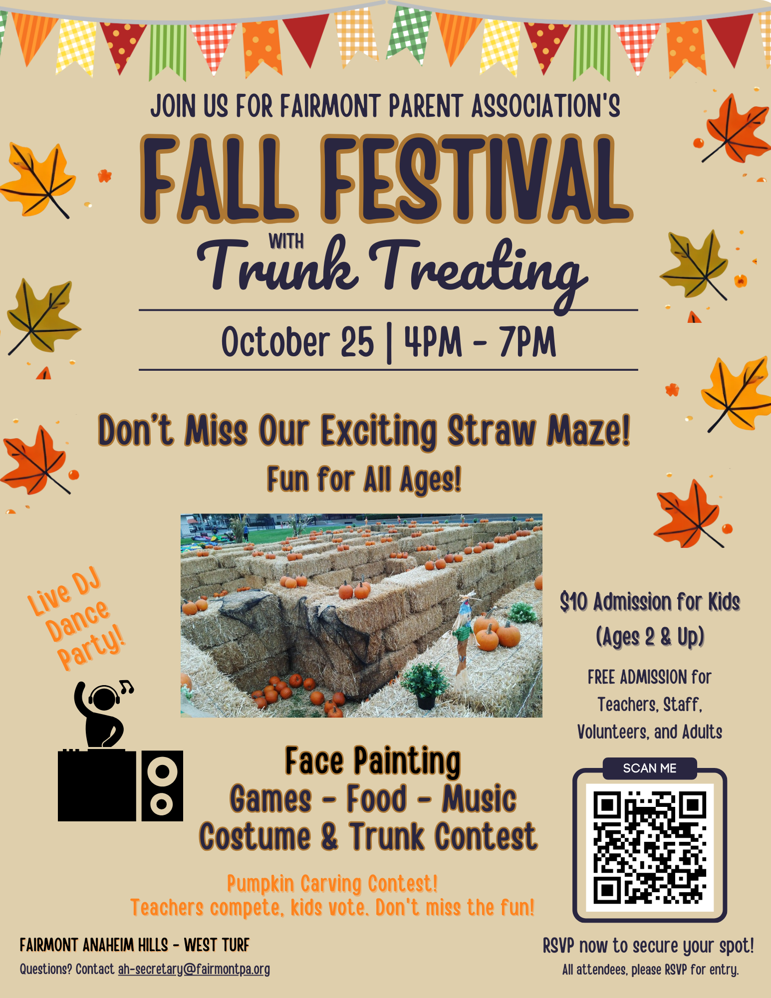Campaign cover image for Fairmont Anaheim Hills Fall Festival with Trunk Treating