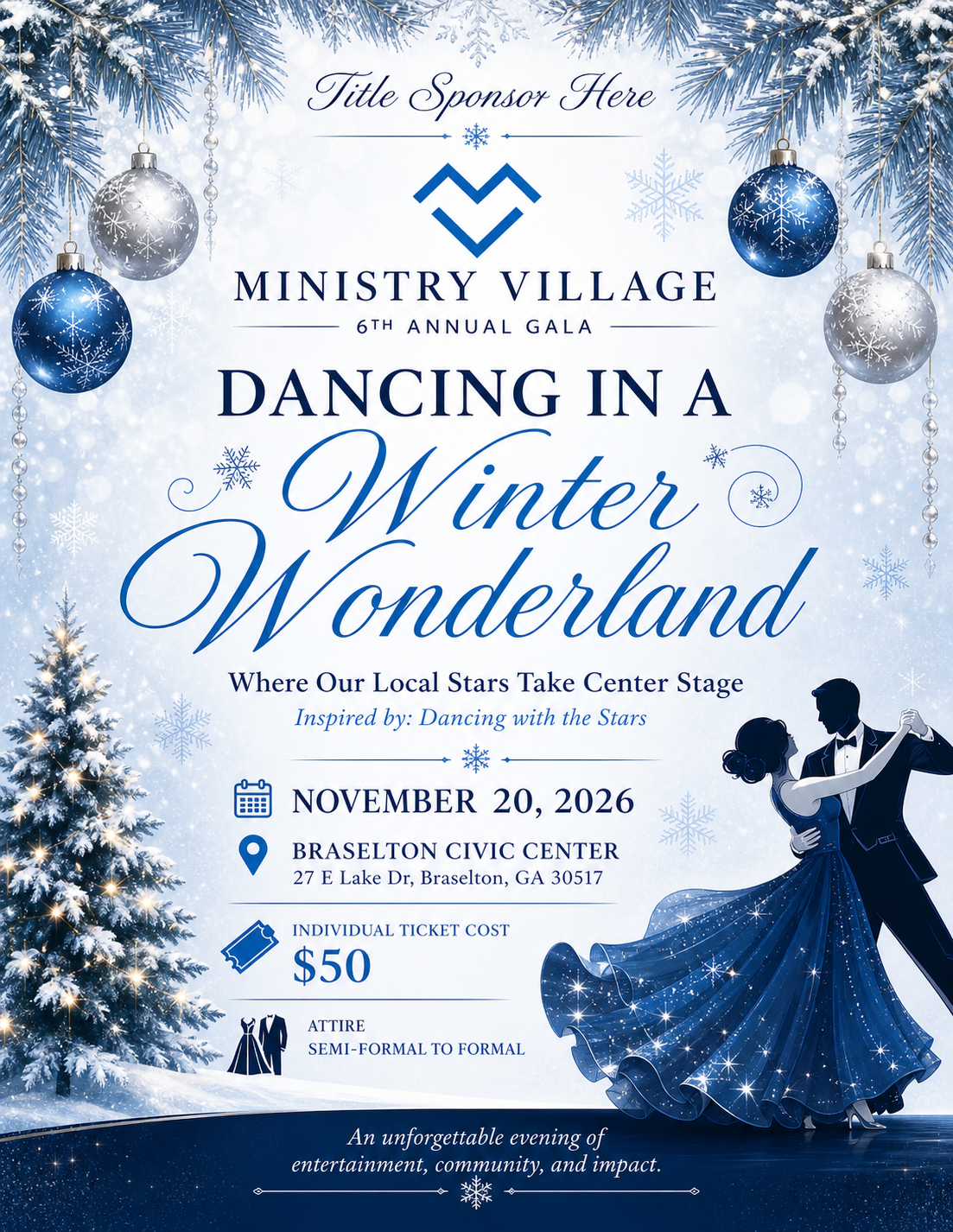 Campaign cover image for Gala: Dancing in a Winter Wonderland