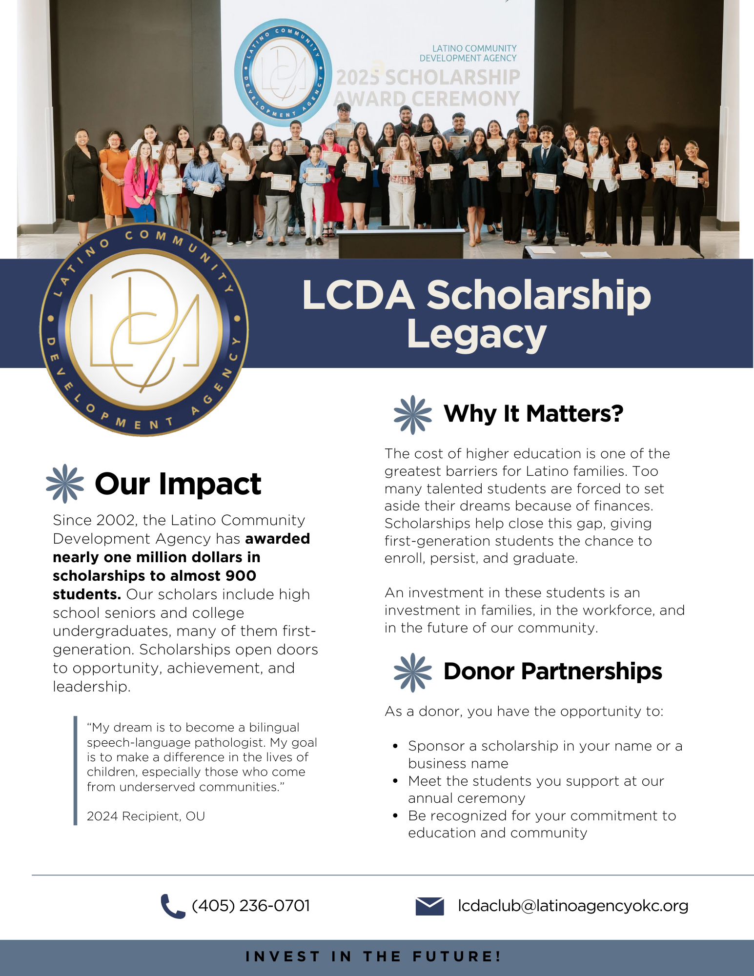 Campaign cover for LCDA Scholarship Legacy