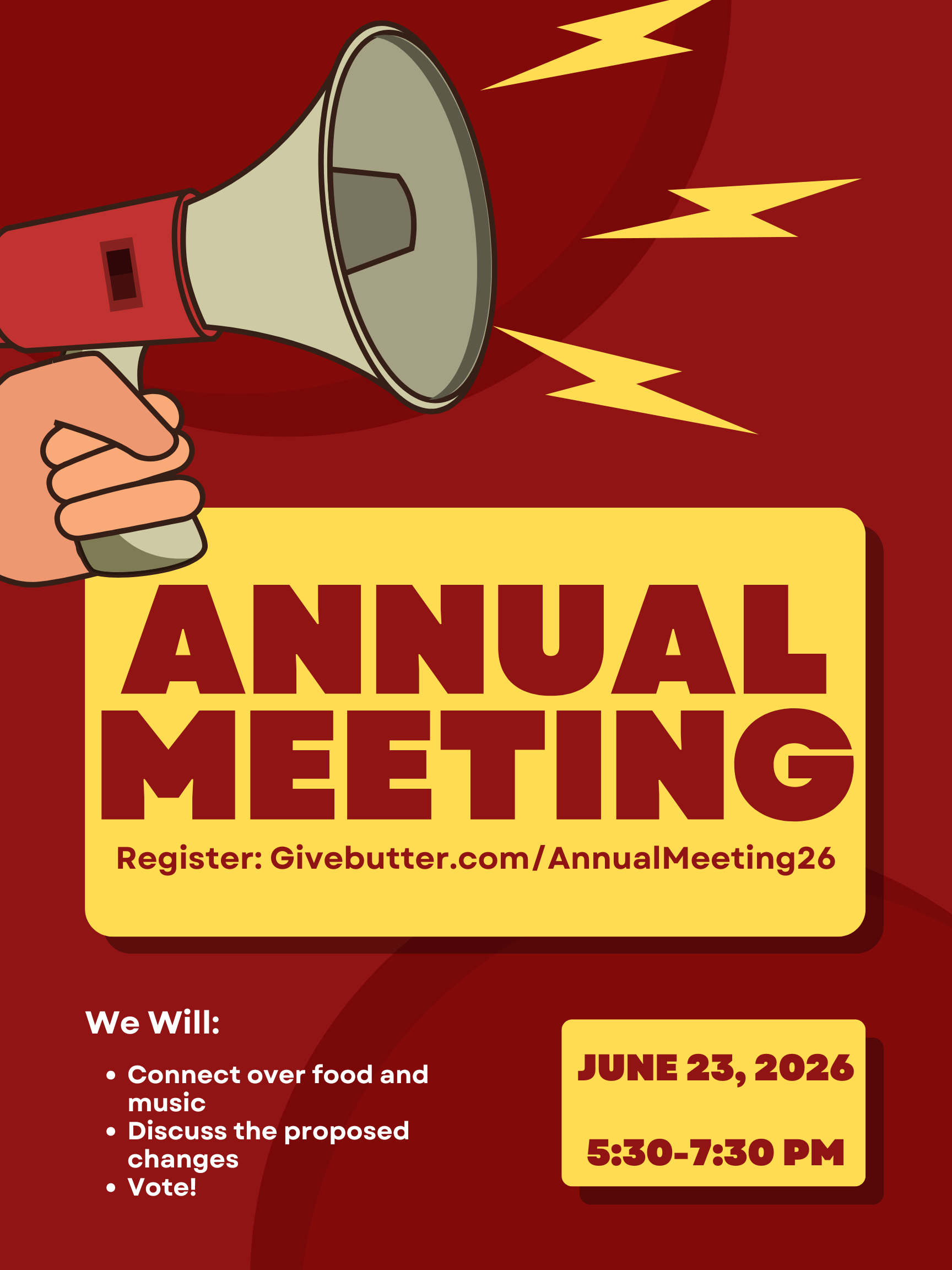 Campaign cover image for Annual Meeting 2026