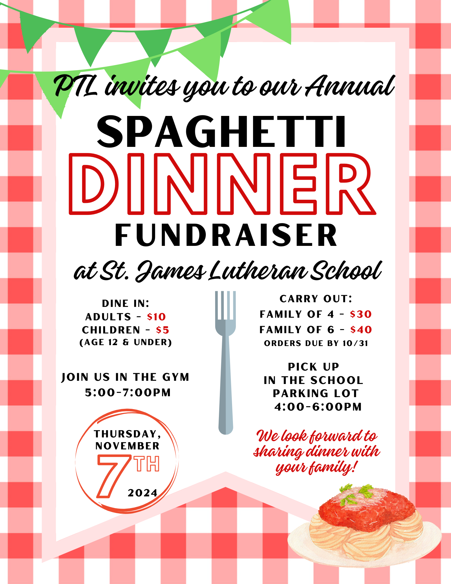 Campaign cover image for Spaghetti Dinner