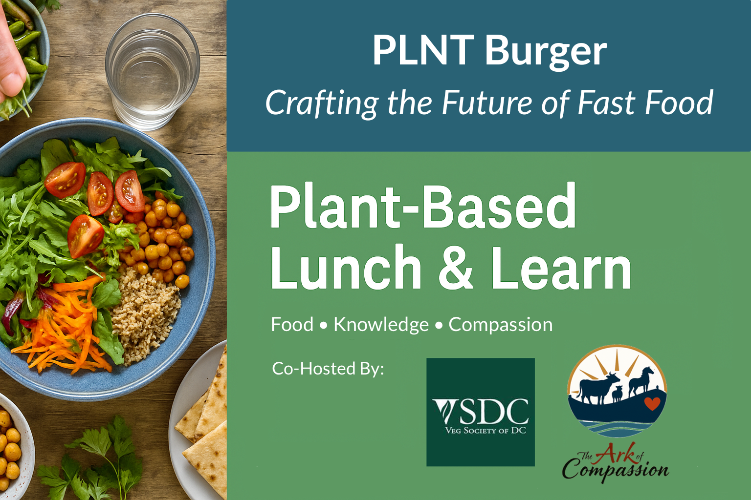 Campaign cover image for Plant-Based Lunch & Learn: PLNT Burger - Crafting the Future of Fast Food